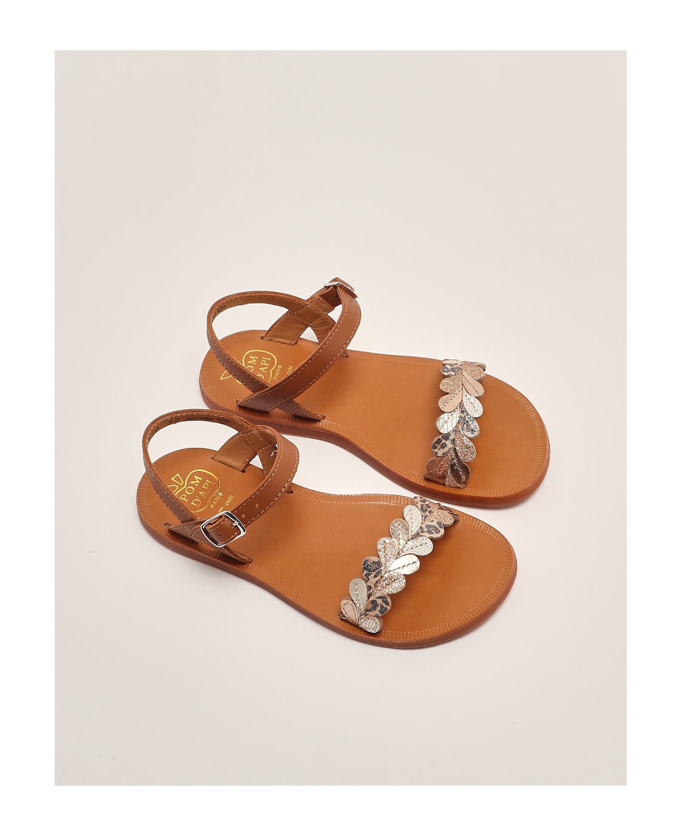 Pom d
Api Plagette Ferns Sandal - CAMEL
