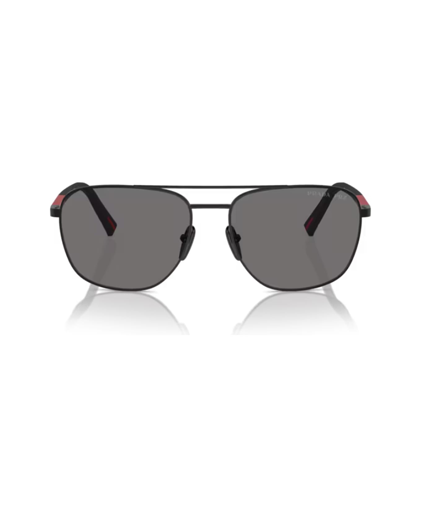 Prada Linea Rossa Ps 54zs 1bo02g Nero Opaco Polarized Sunglasses - Nero