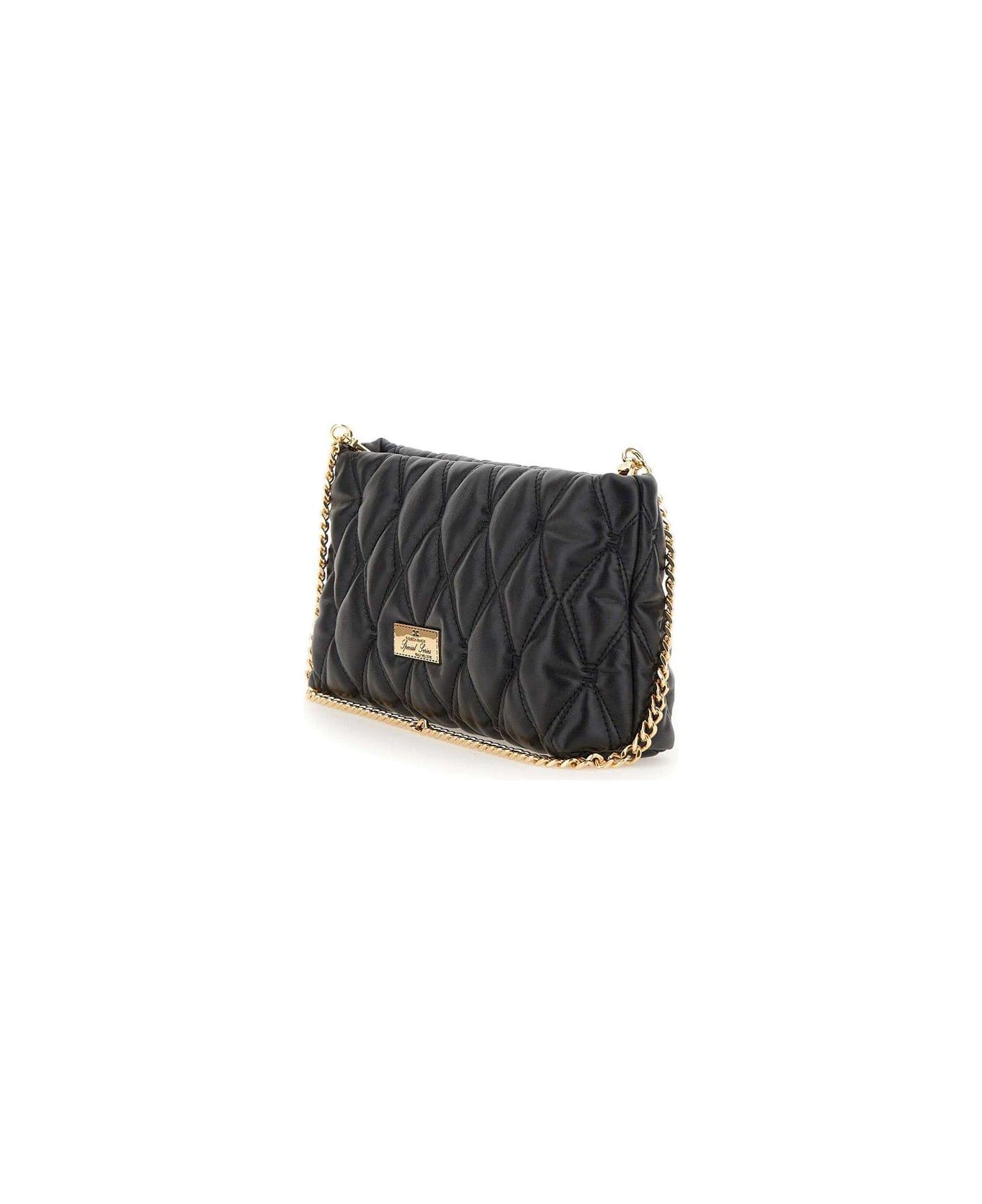 Elisabetta Franchi Chain-linked Quilted Shoulder Bag Elisabetta Franchi - BLACK