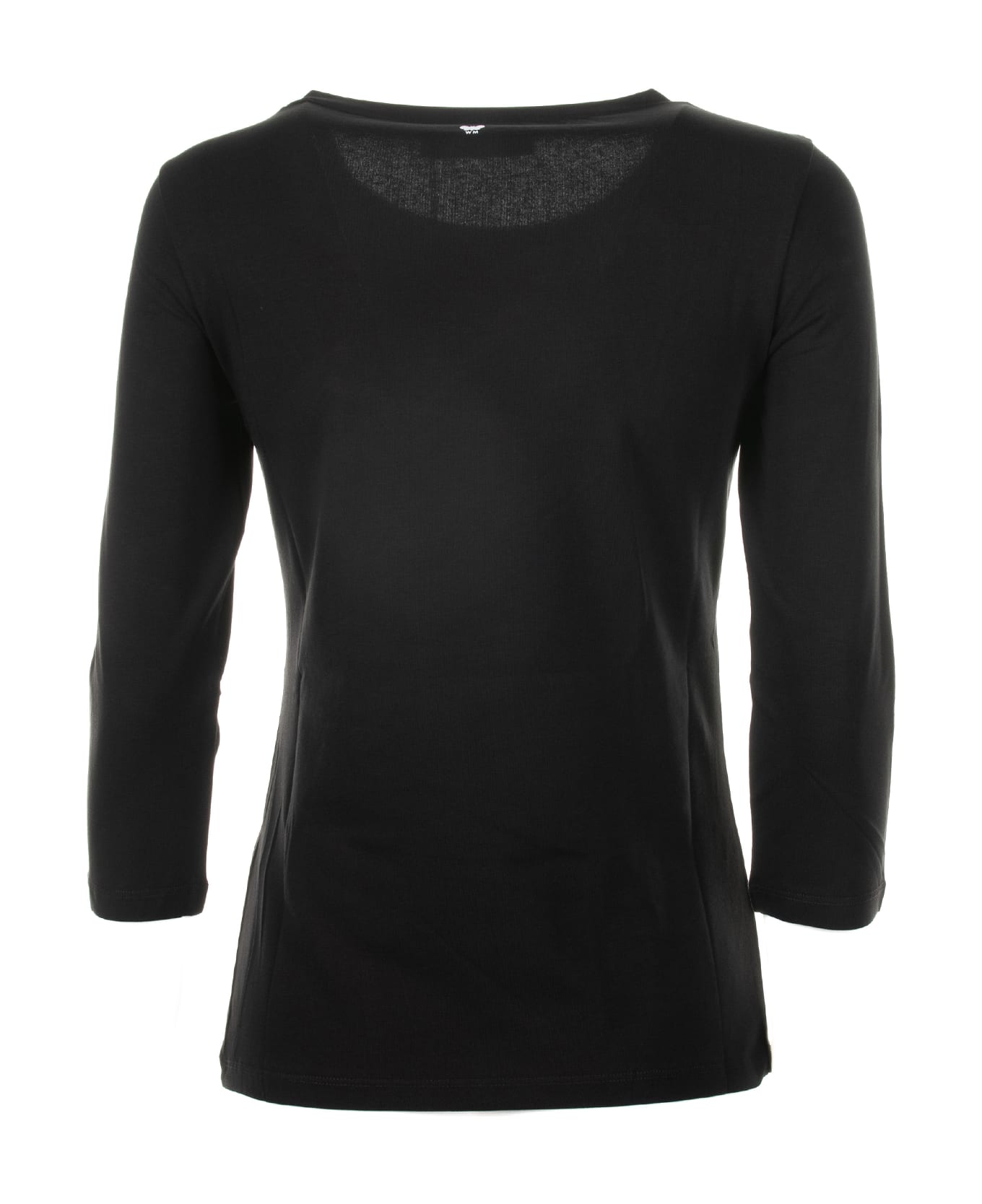 Weekend Max Mara Black 3/4 Sleeve Shirt - NERO