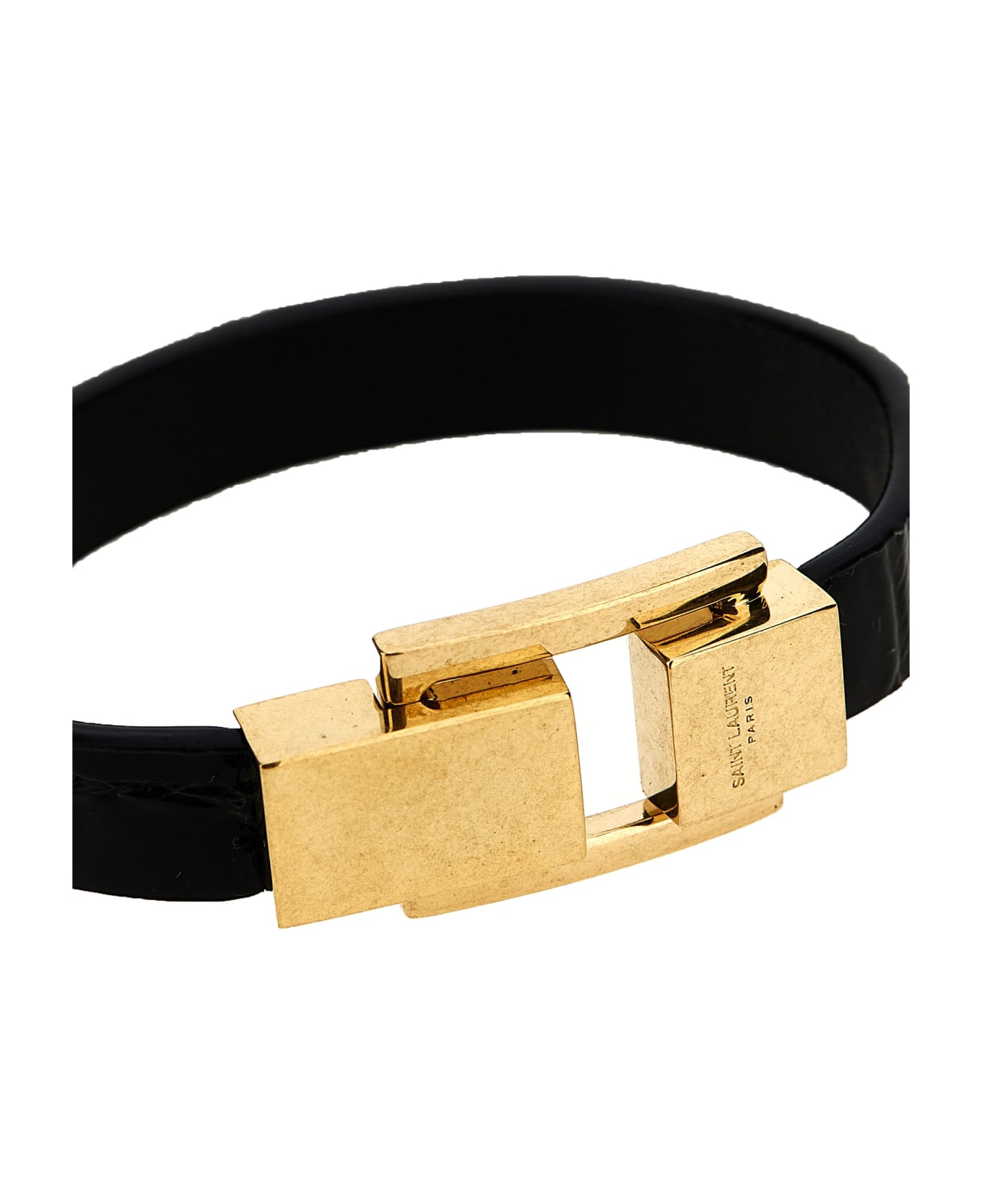 Saint Laurent 'le Carré' Bracelet - Black  