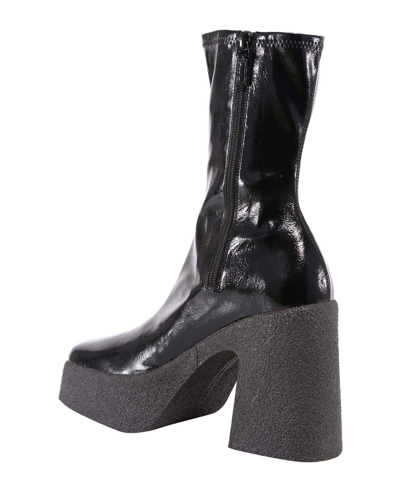 Stella McCartney Platform Ankle Boots - Black