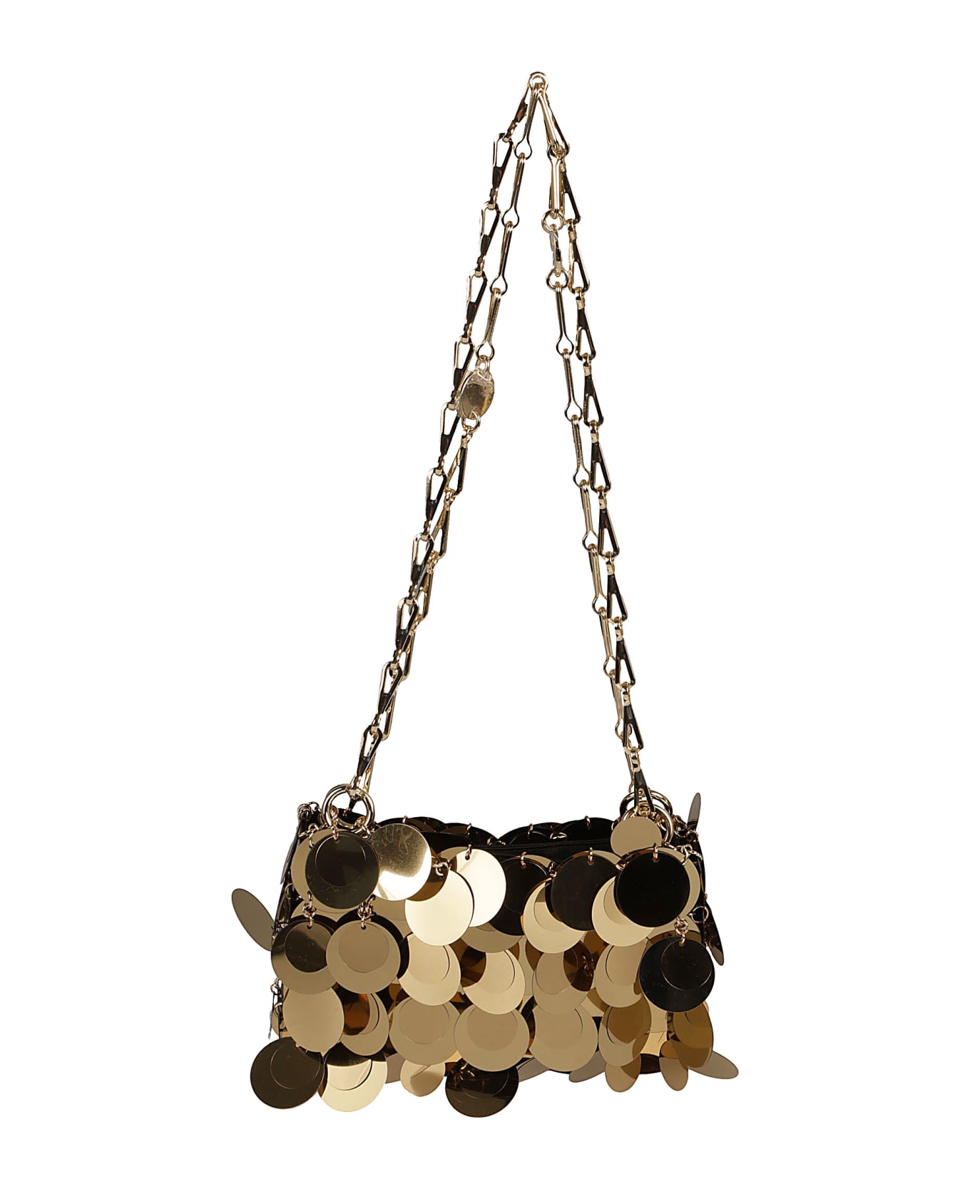 Paco Rabanne Sparkle Nano Shoulder Bag - Light Gold