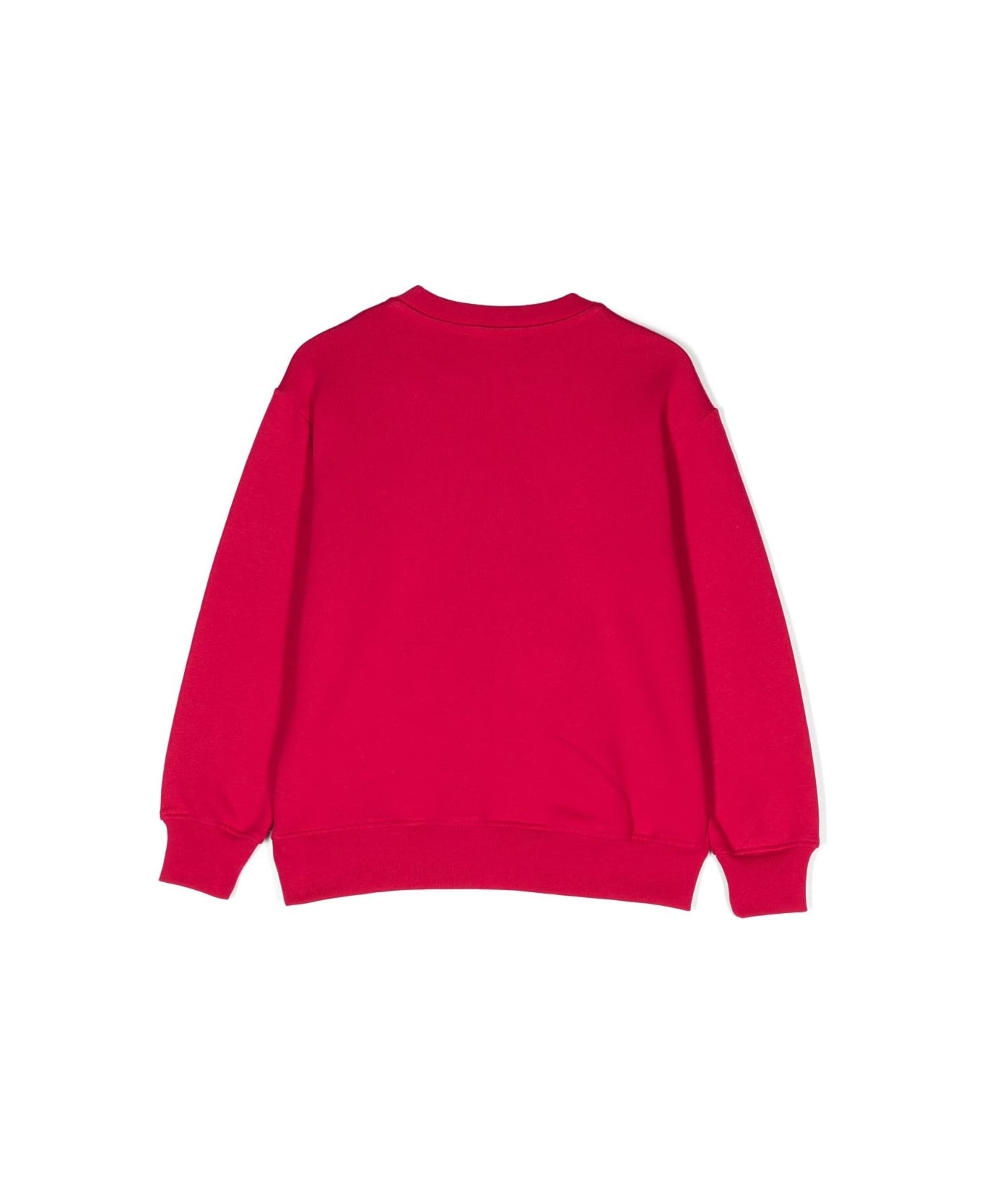 MSGM Sweatshirt With Logo - Fucsia ニットウェア＆スウェットシャツ