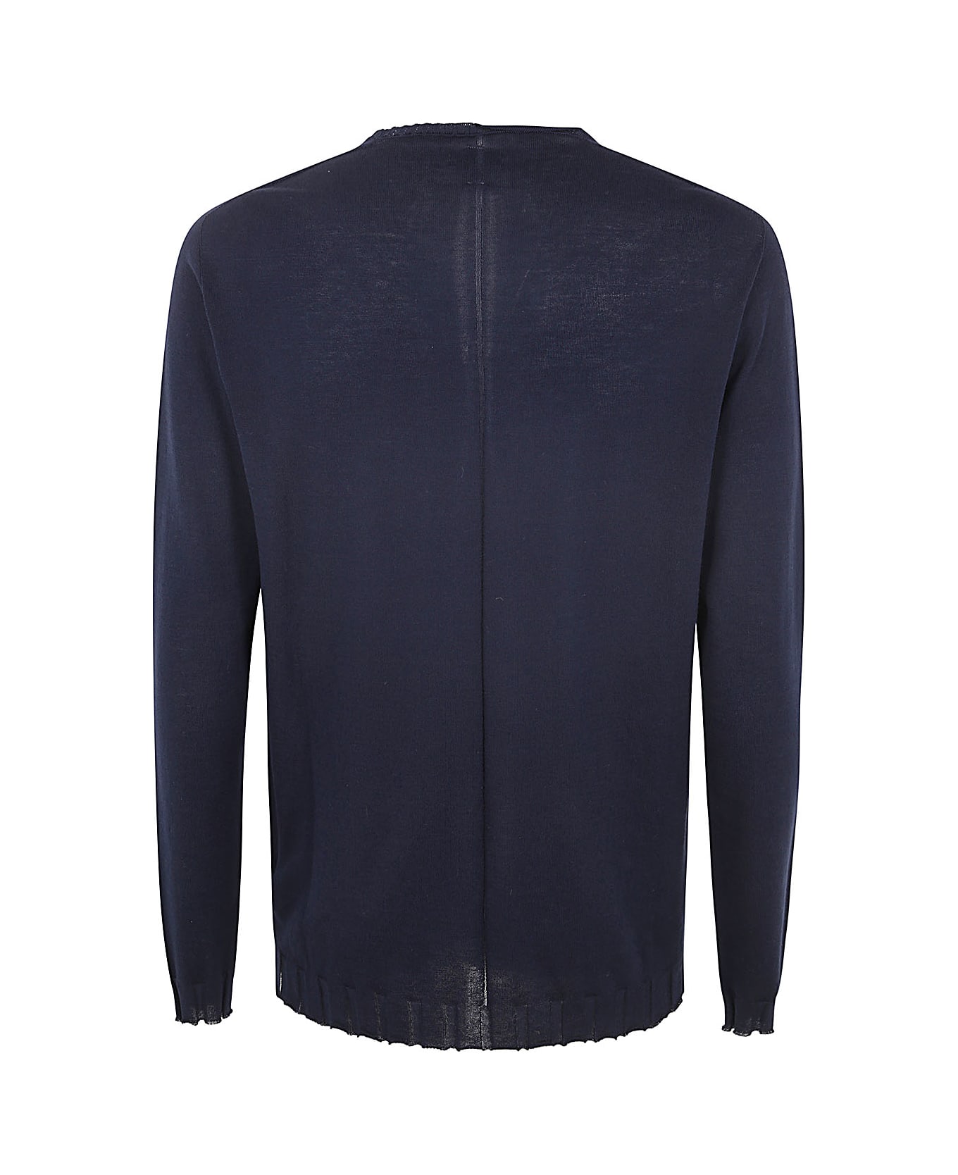 MD75 Classic Round Neck Pullover - Basic Blue