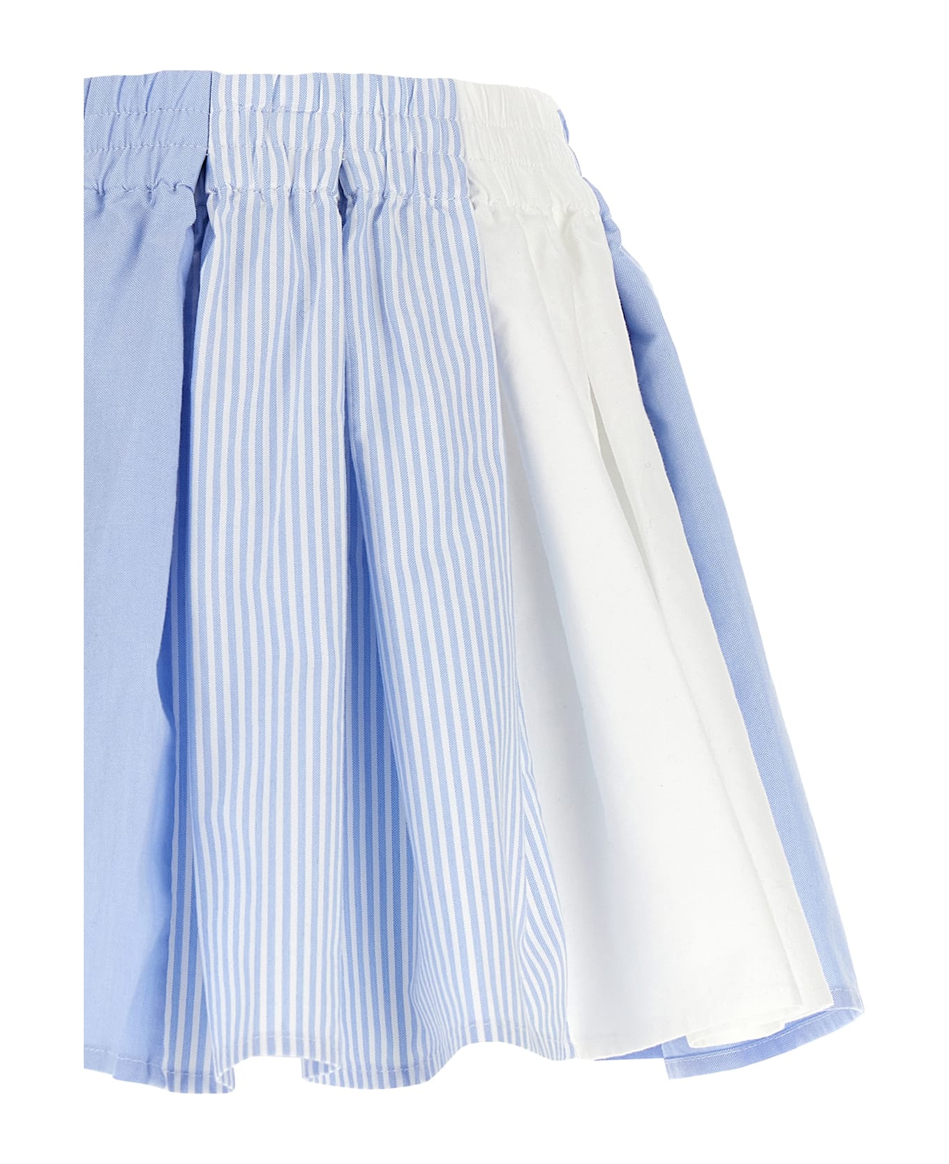 Alexander Wang Pleated Boxer Shorts - Blue