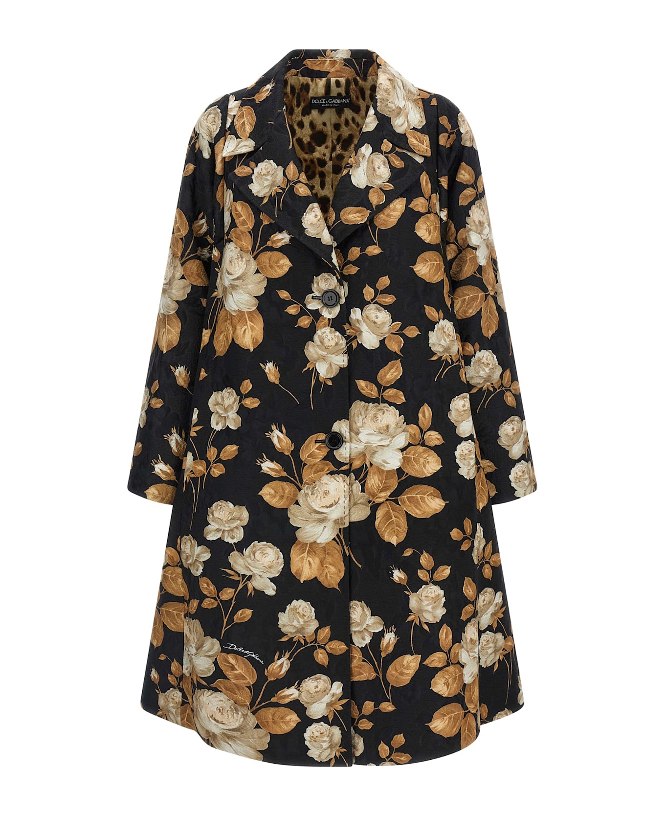 Dolce 
Gabbana Brocade Coat - Multicolor