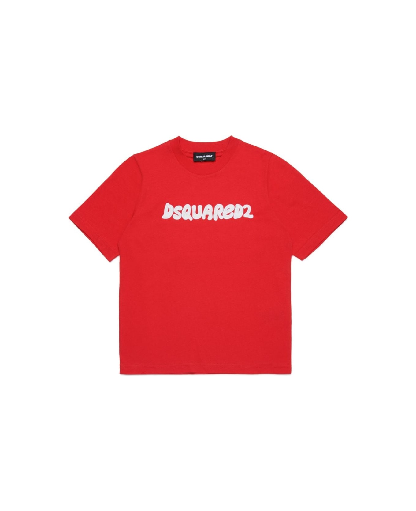 Dsquared2 T-shirt Con Stampa Logo - Red