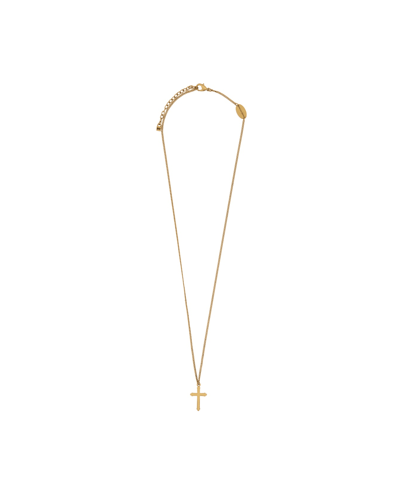 Dsquared2 Vintage Cross Necklace - SILVER