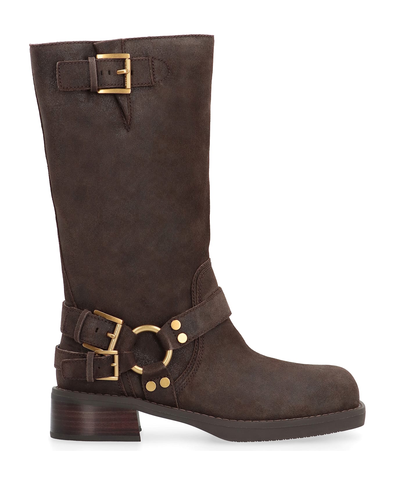 MICHAEL Michael Kors Crosby Suede Knee High Boots - brown