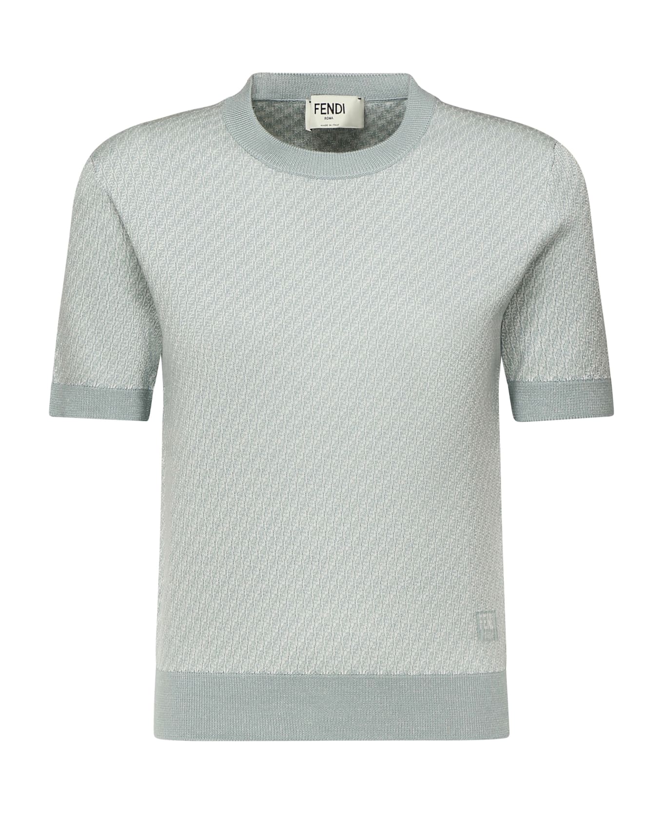Fendi Micro Logo T-shirt - Blue