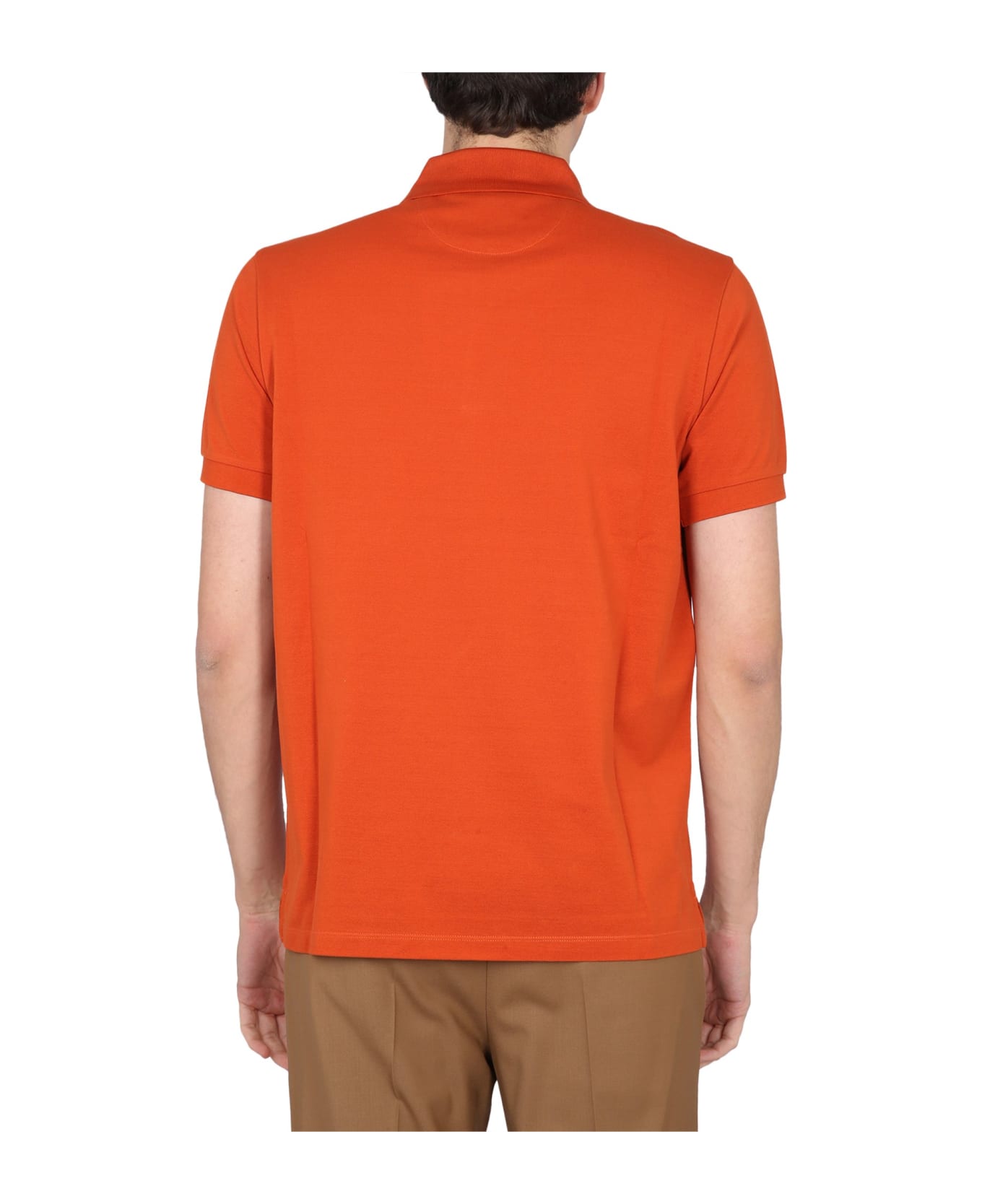 Paul Smith Cotton Polo - ORANGE