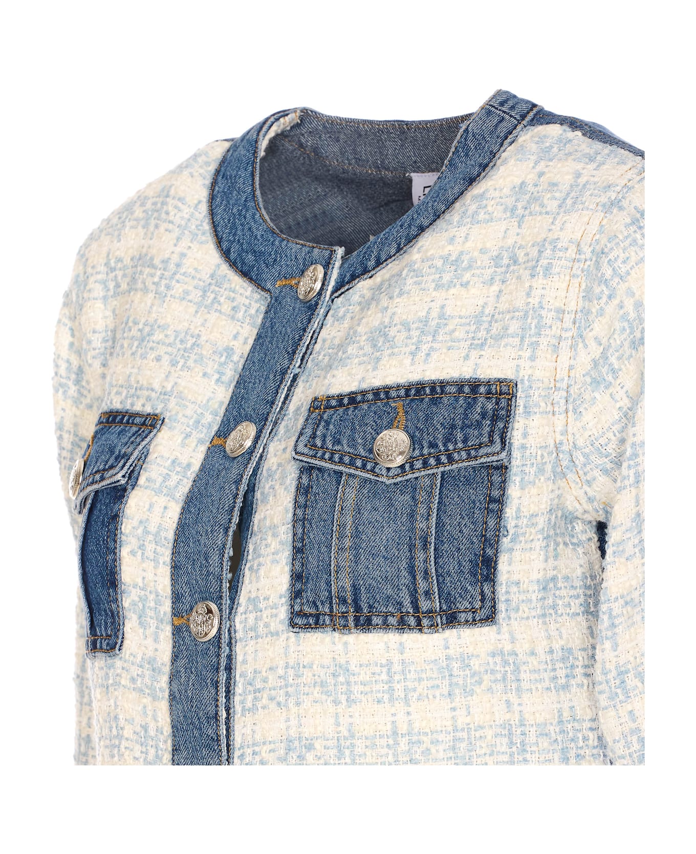 Liu-Jo Denim Jacket - White