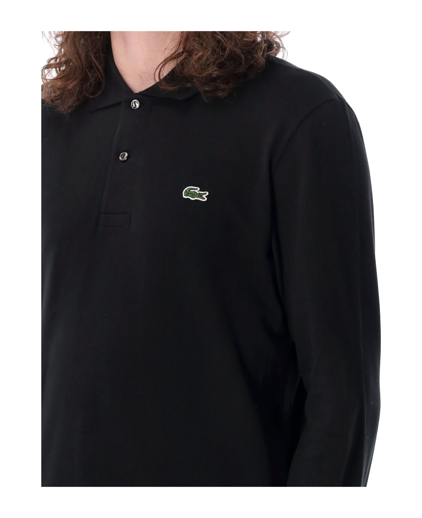 Lacoste Classic Fit L/s Polo Shirt - BLACK