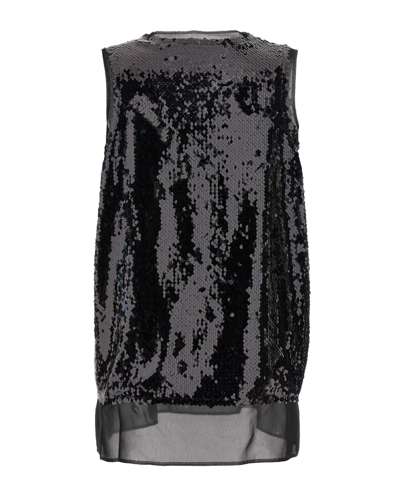 Comme des Garçons Sequin Top - Black  