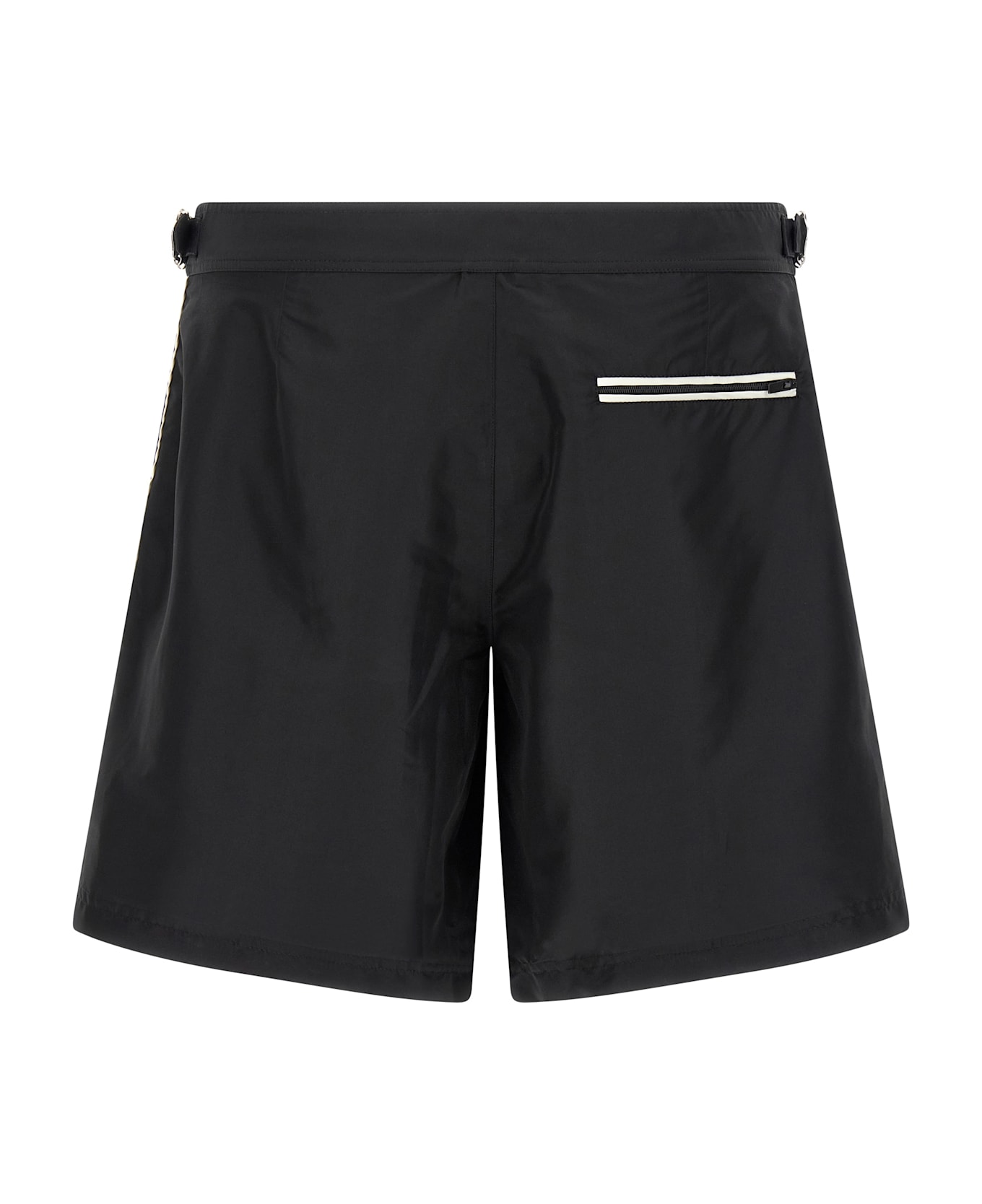 Brunello Cucinelli Logo Swimsuit - White/Black