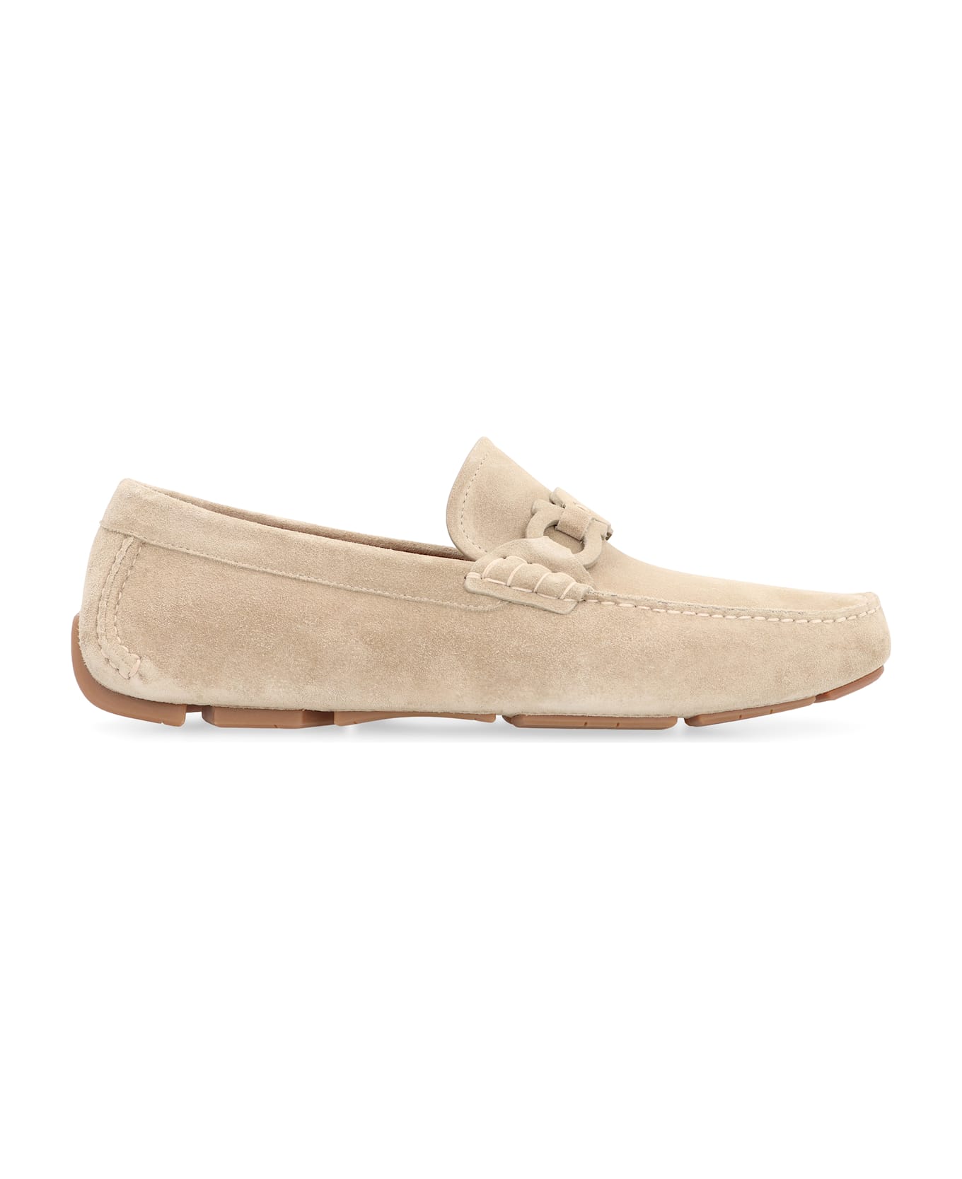 Ferragamo Suede Loafers - Beige