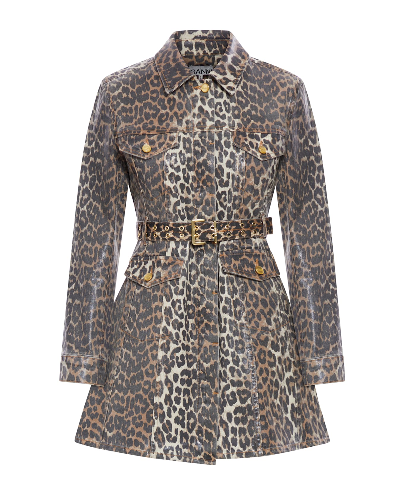 Ganni Denim Dress - Multicolour