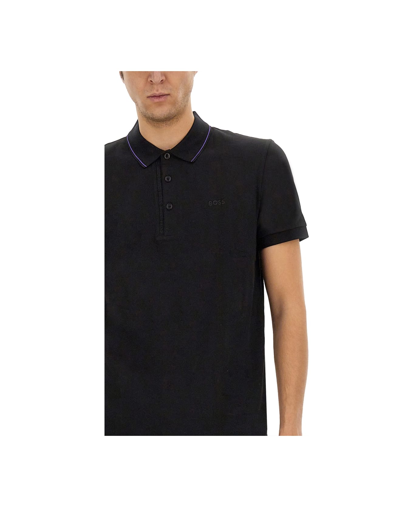Hugo Boss Polo "paule 4" - BLACK