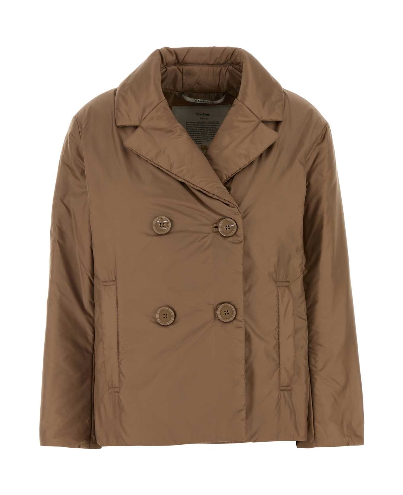 Max Mara The Cube Biscuit Polyester Camelia Padded Jacket - CARAMEL