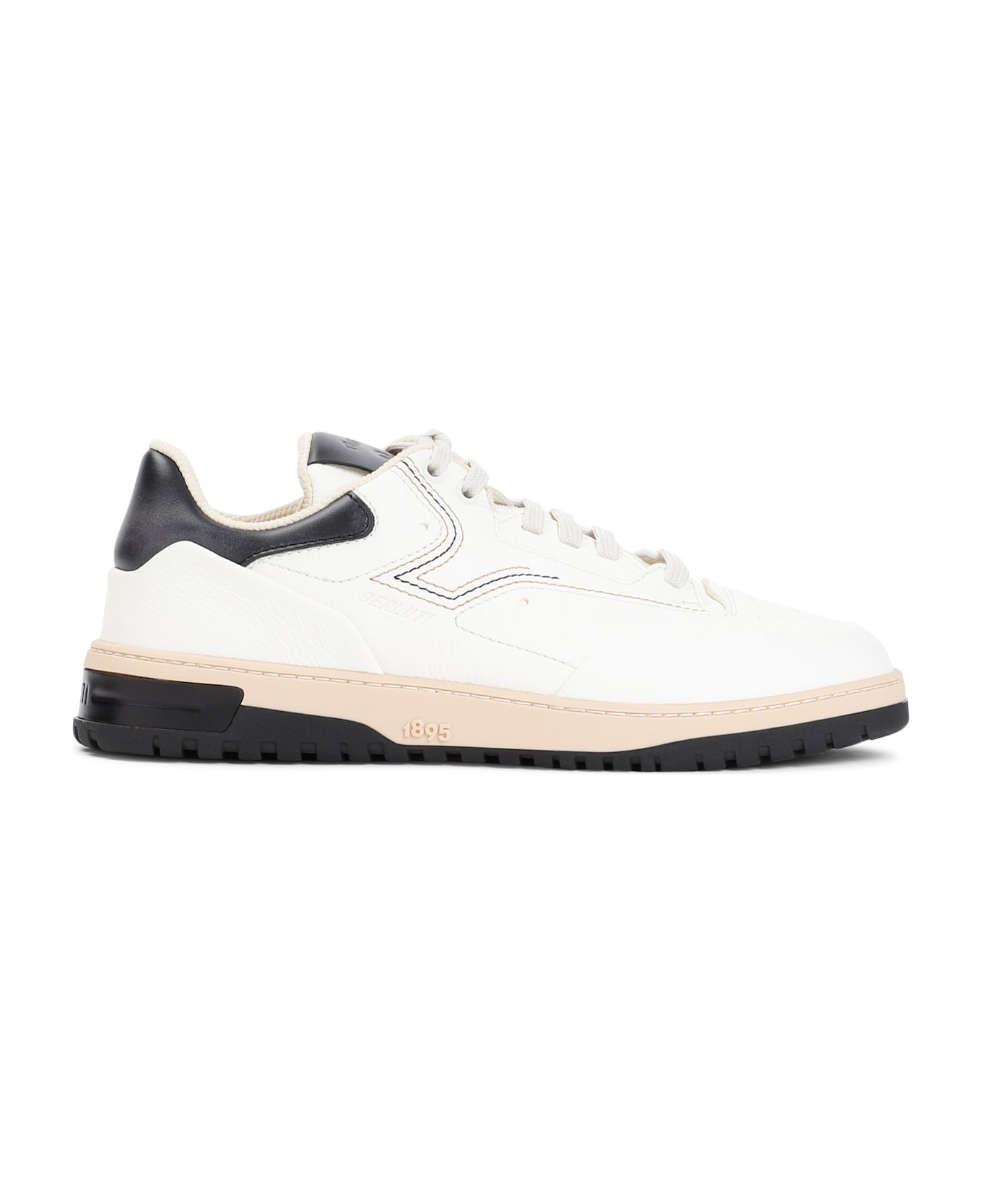 Berluti Playoff Deer Leather Sneakers - White