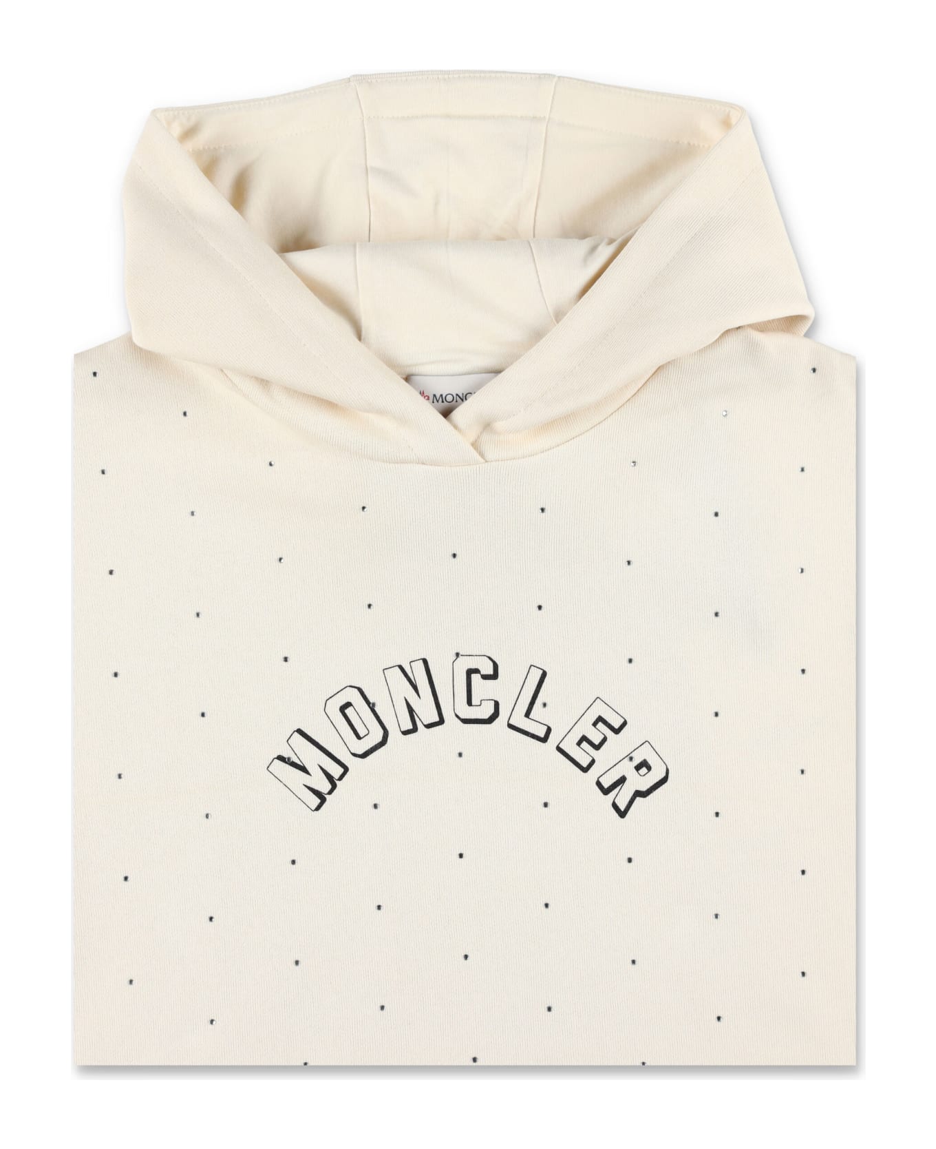 Moncler Fleece Dress Logo - CREAM ワンピース＆ドレス
