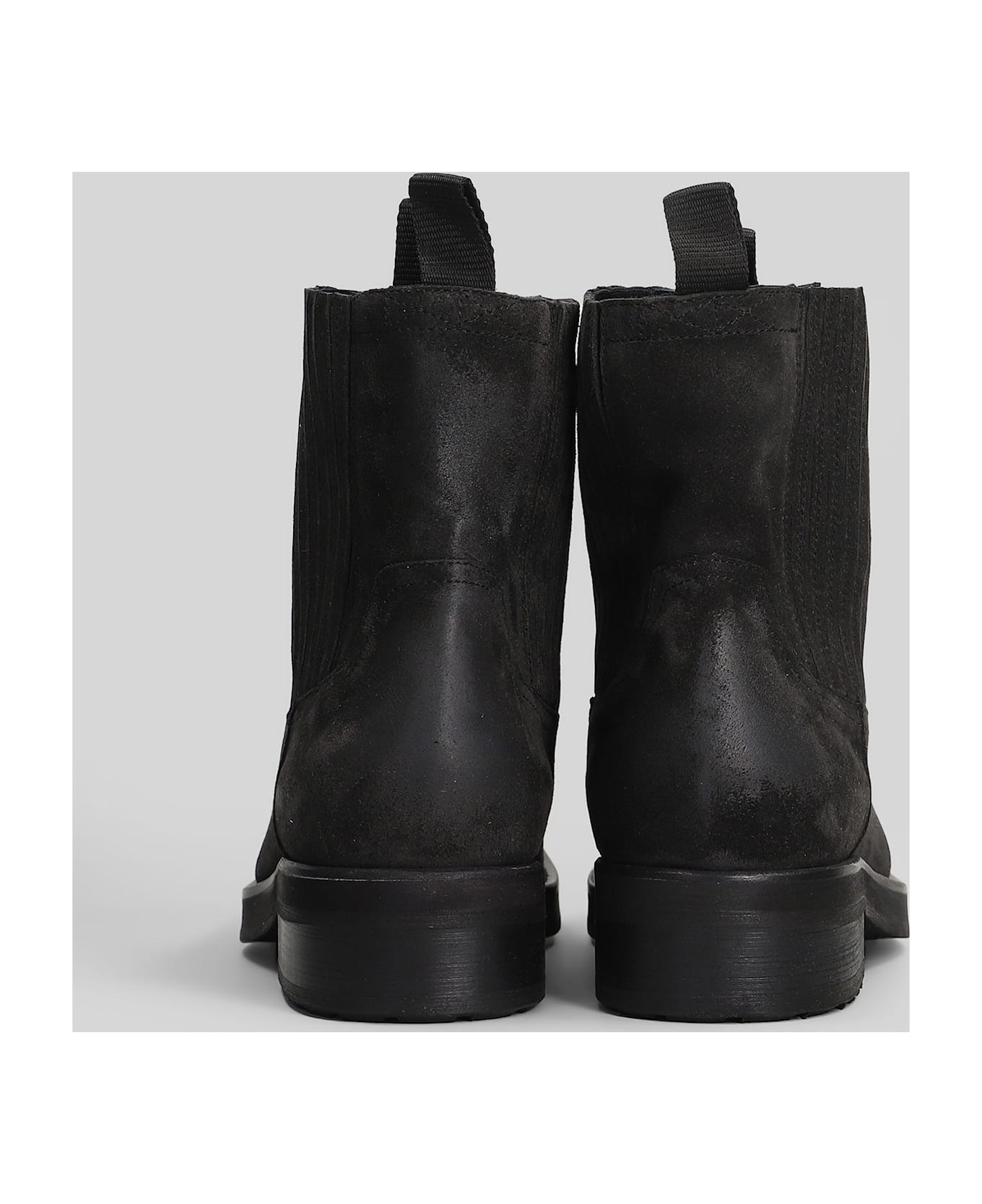 Paura Nessuno Low Boot Ankle Boots In Brown Leather - brown ブーツ