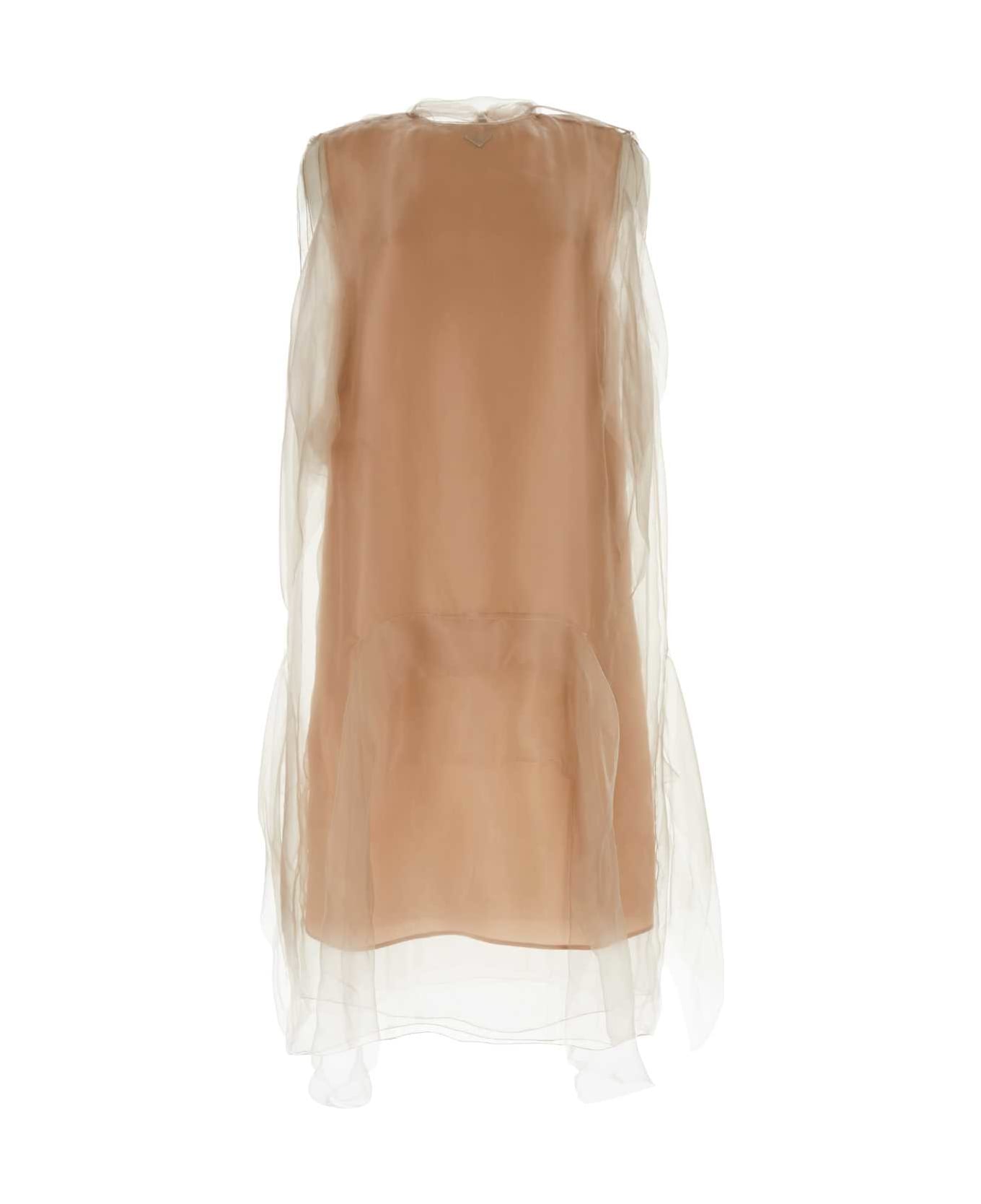 Prada Powder Pink Voile Dress - PHARD