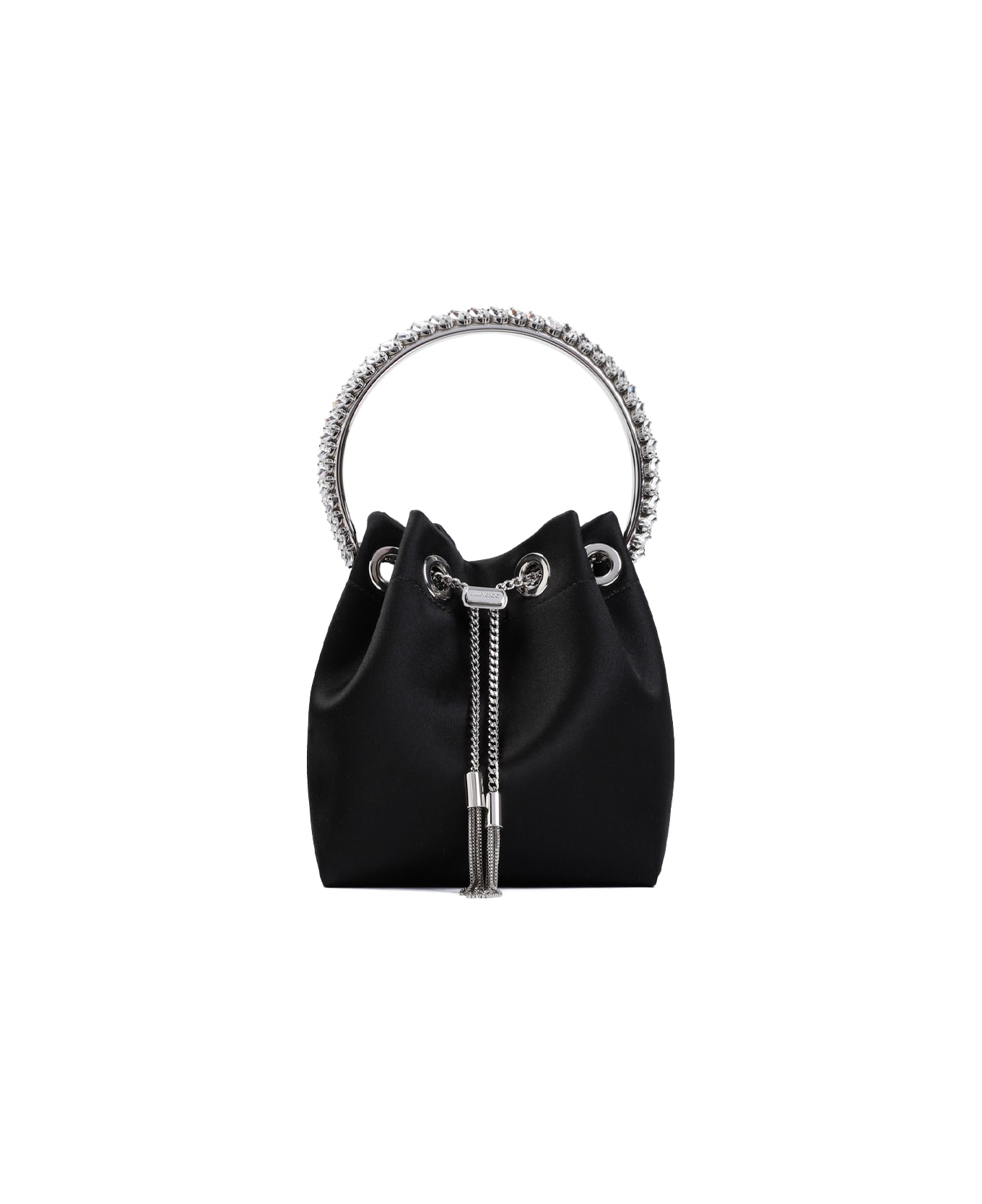 Jimmy Choo Bon Bon Handbag - Black Crystal