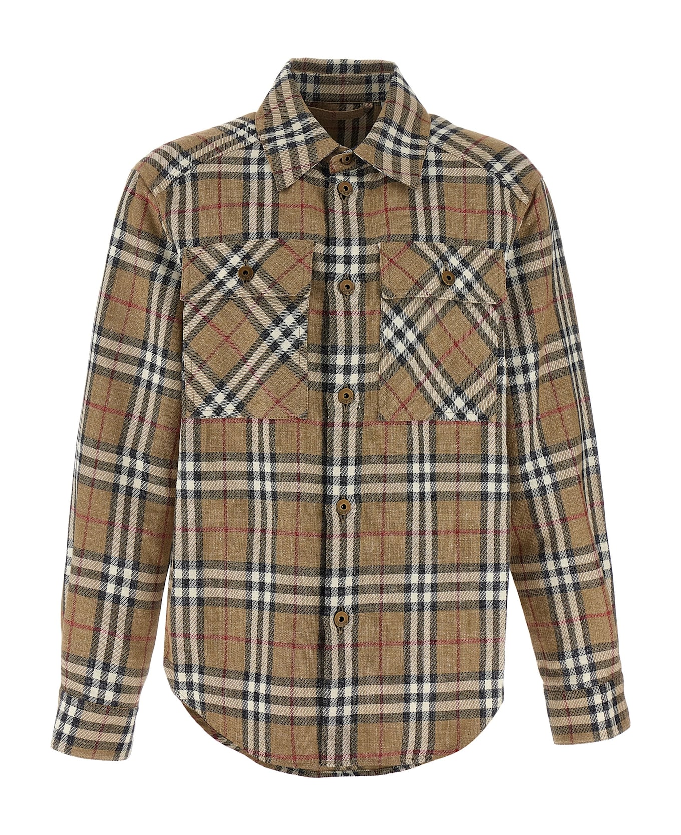 Burberry Double Face Shirt - Multicolor