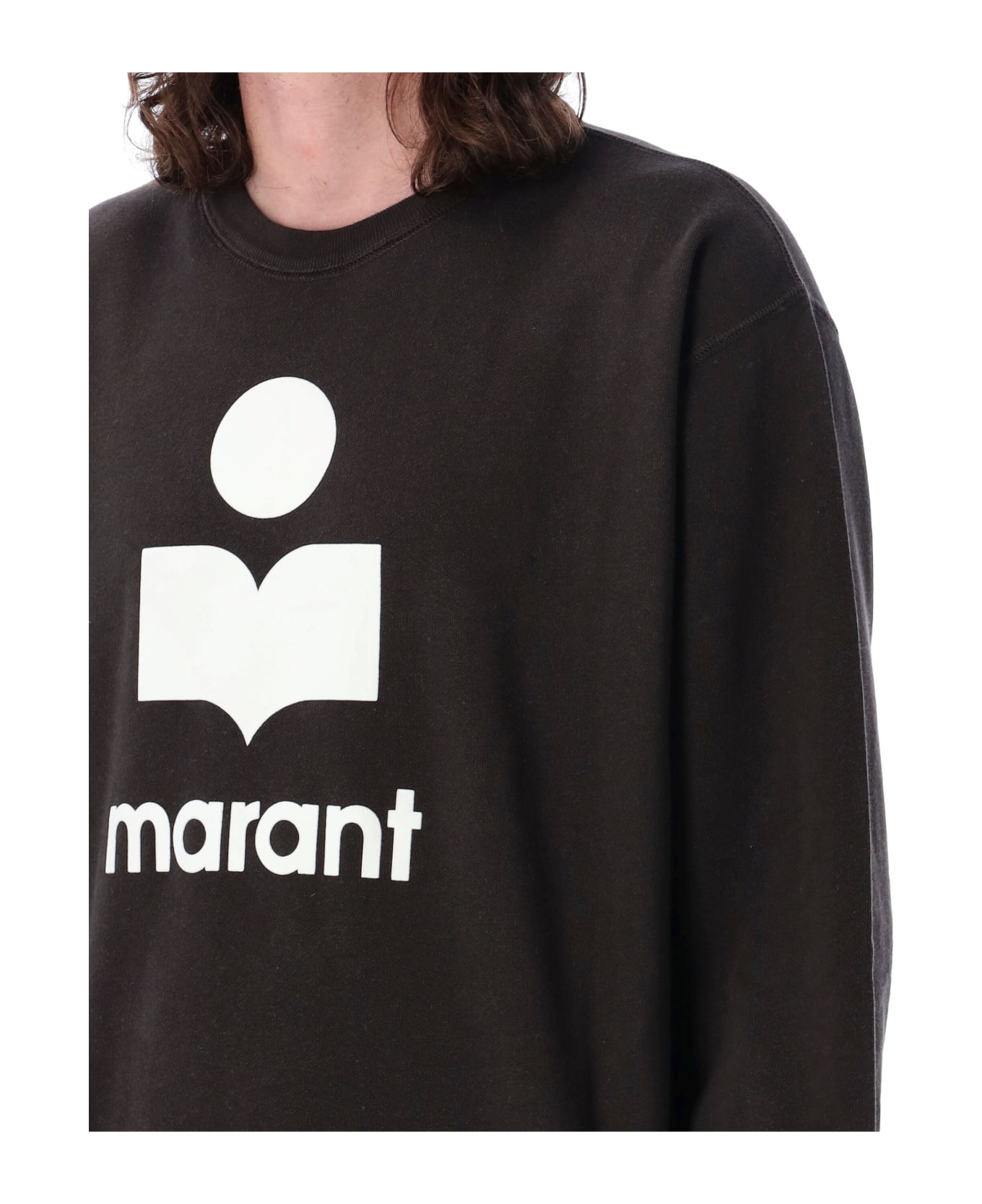 Isabel Marant Mikoy Logo Sweatshirt - FADED BLACK + MULTI