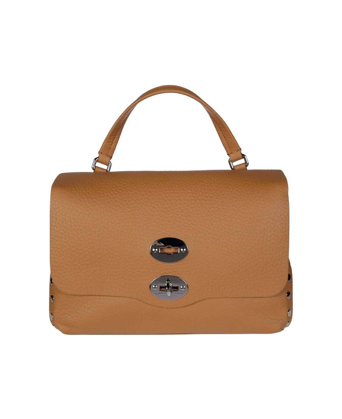 Zanellato Postina Twist-lock Small Messenger Bag - Cuoio