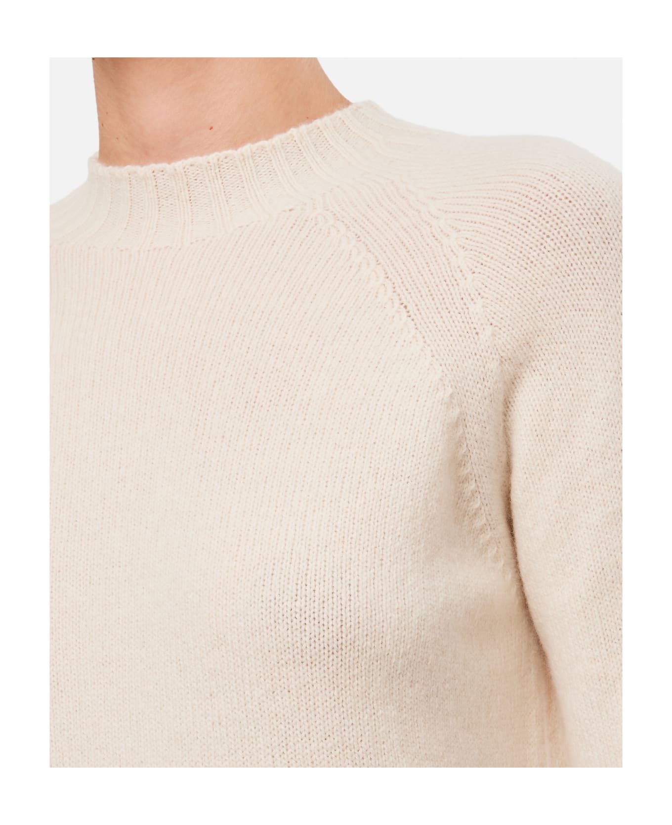 Drumohr Lambswool Sweater - White