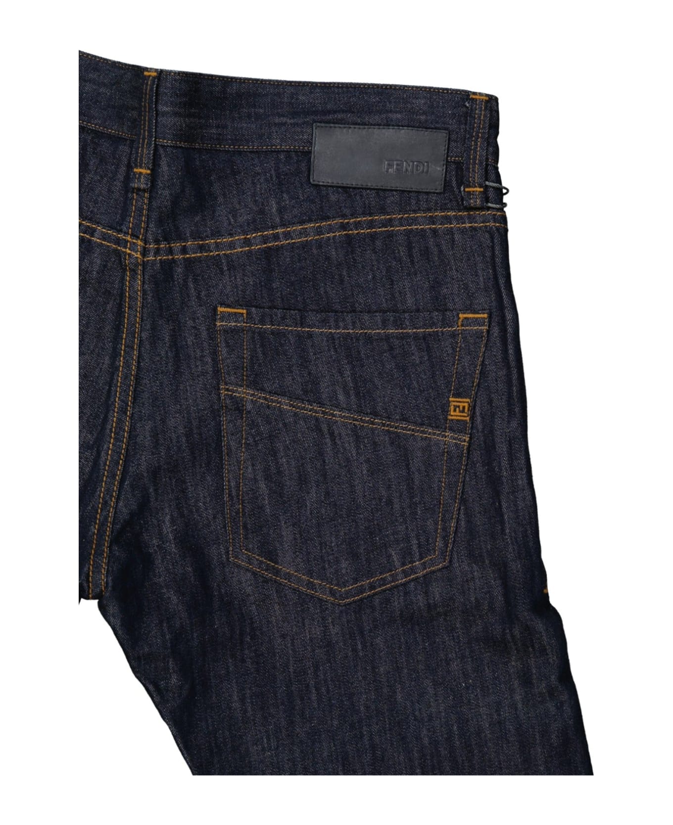 Fendi Slim Denim Jeans - Blue