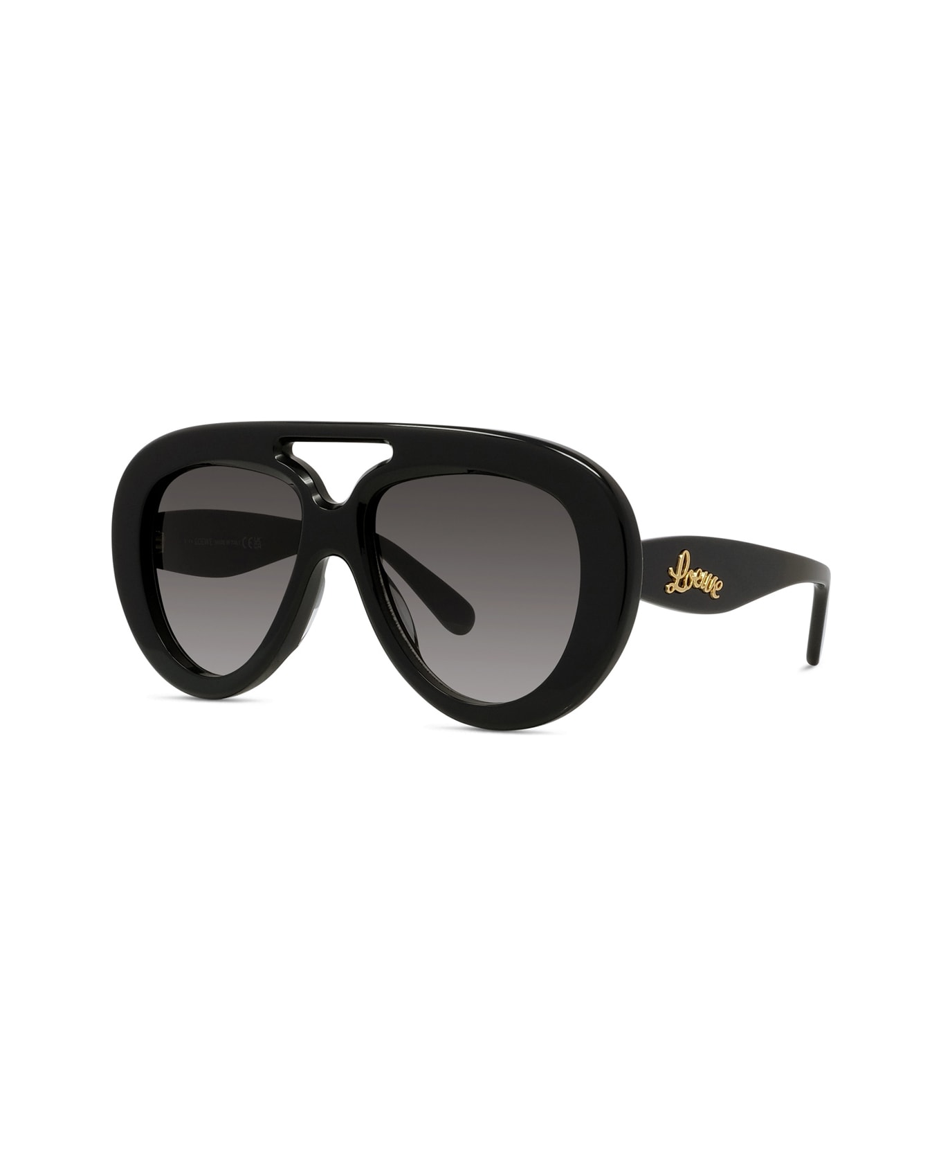 Loewe Lw40144u Curvy 01b Nero. Sunglasses - Nero