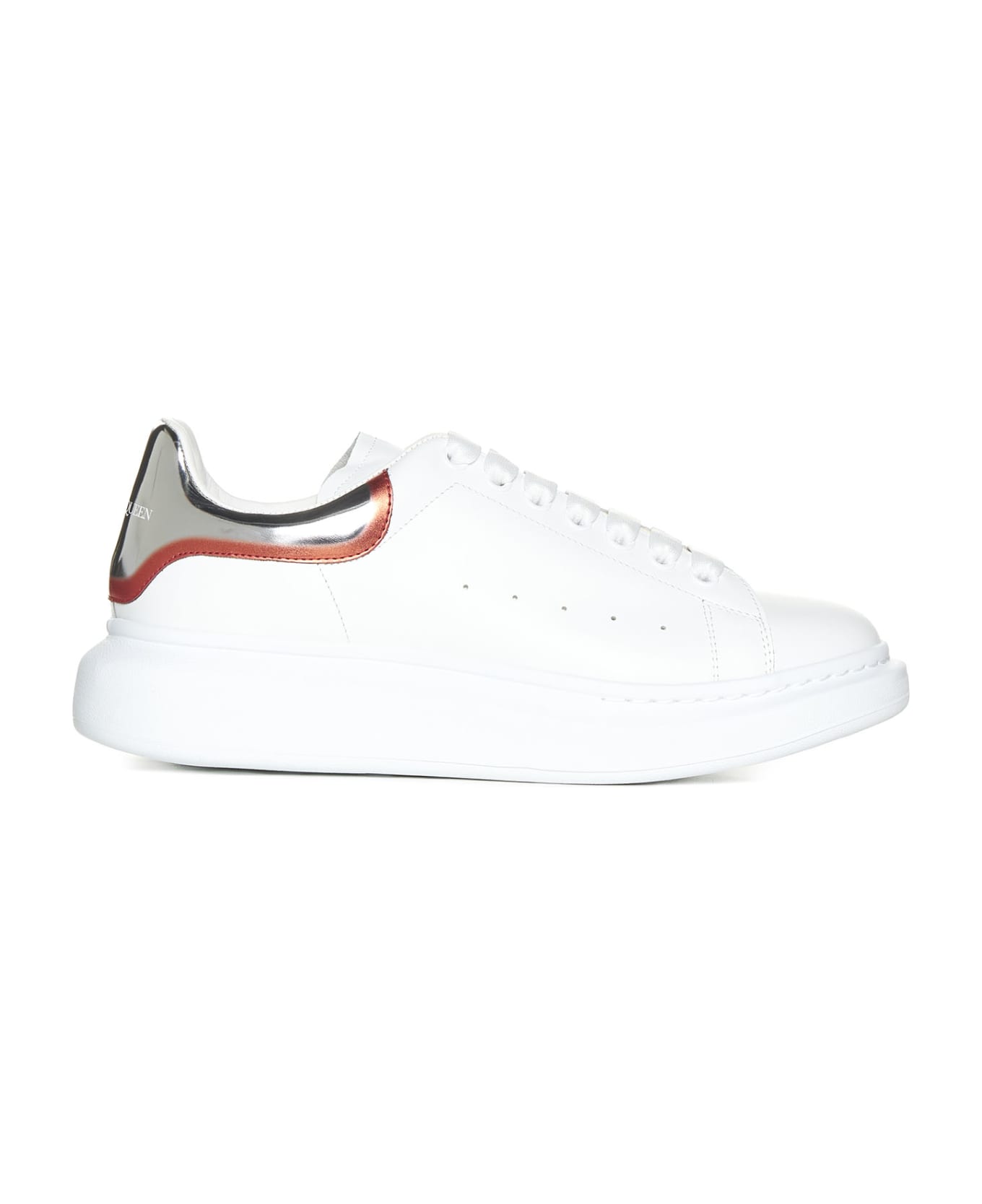 Alexander McQueen Sneaker Larry - White/sil./lust Read