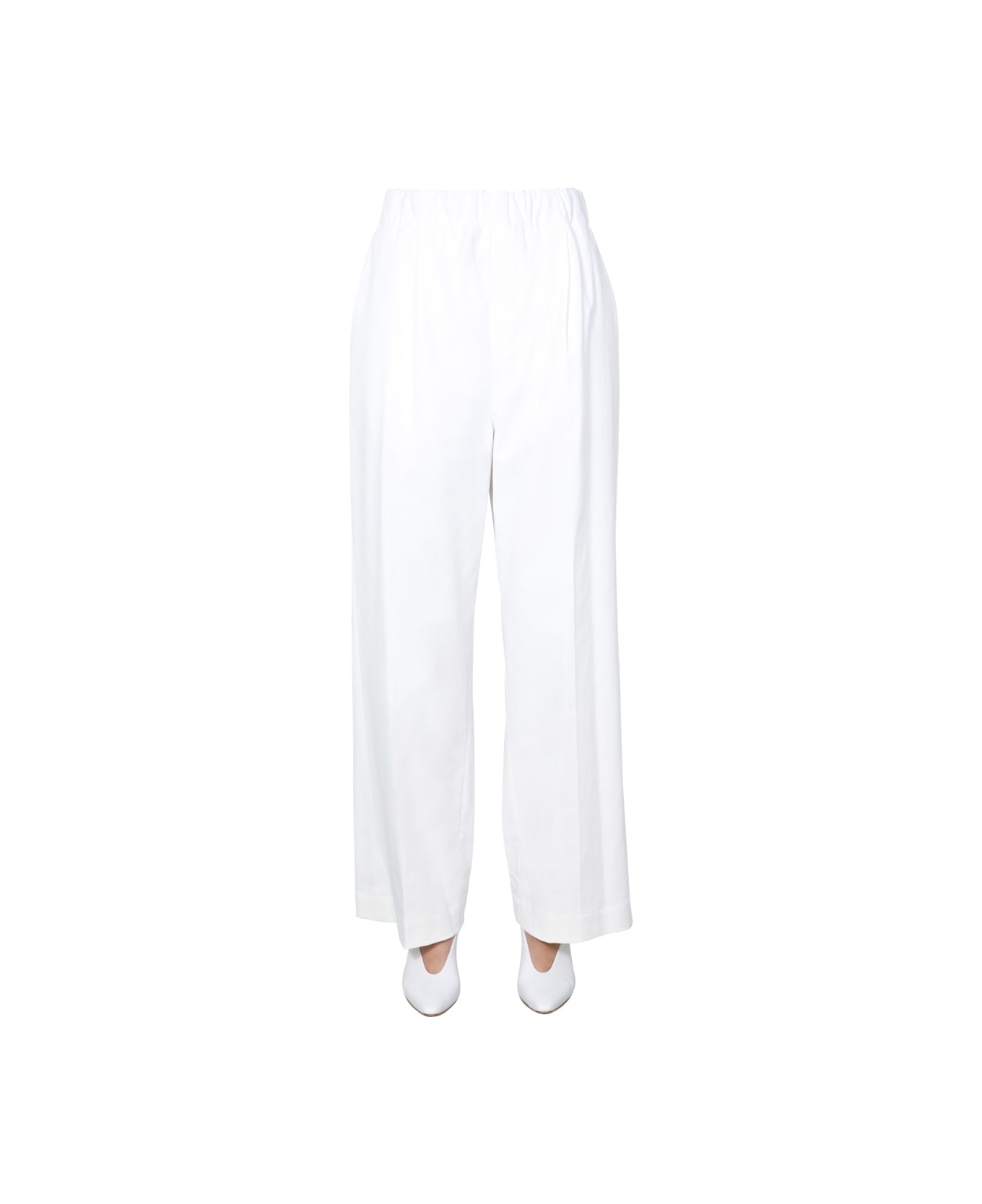 Jejia Wide Trousers - WHITE ボトムス
