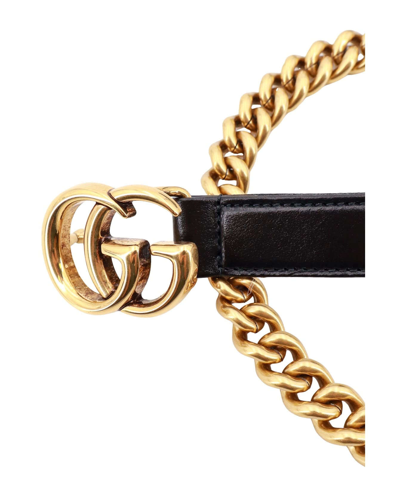 Gucci Gg Marmont Belt - Black