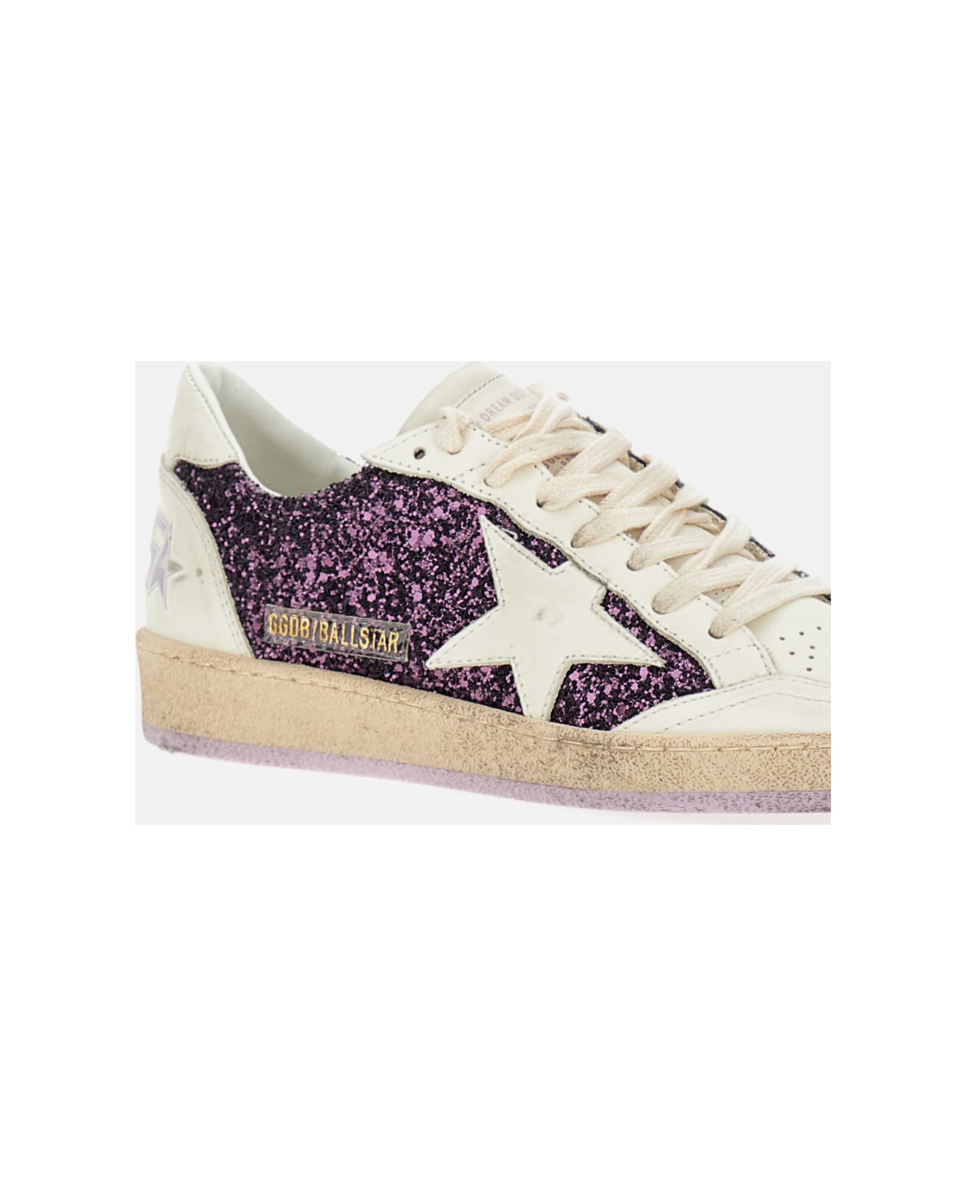 Golden Goose Ball Star Sneakers - PURPLEWHITE