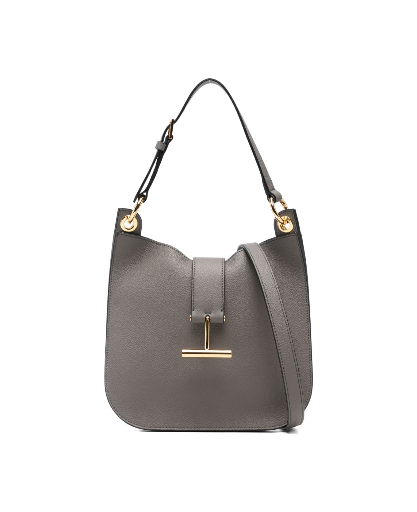 Tom Ford Tara Small Crossbody Bag - Grey