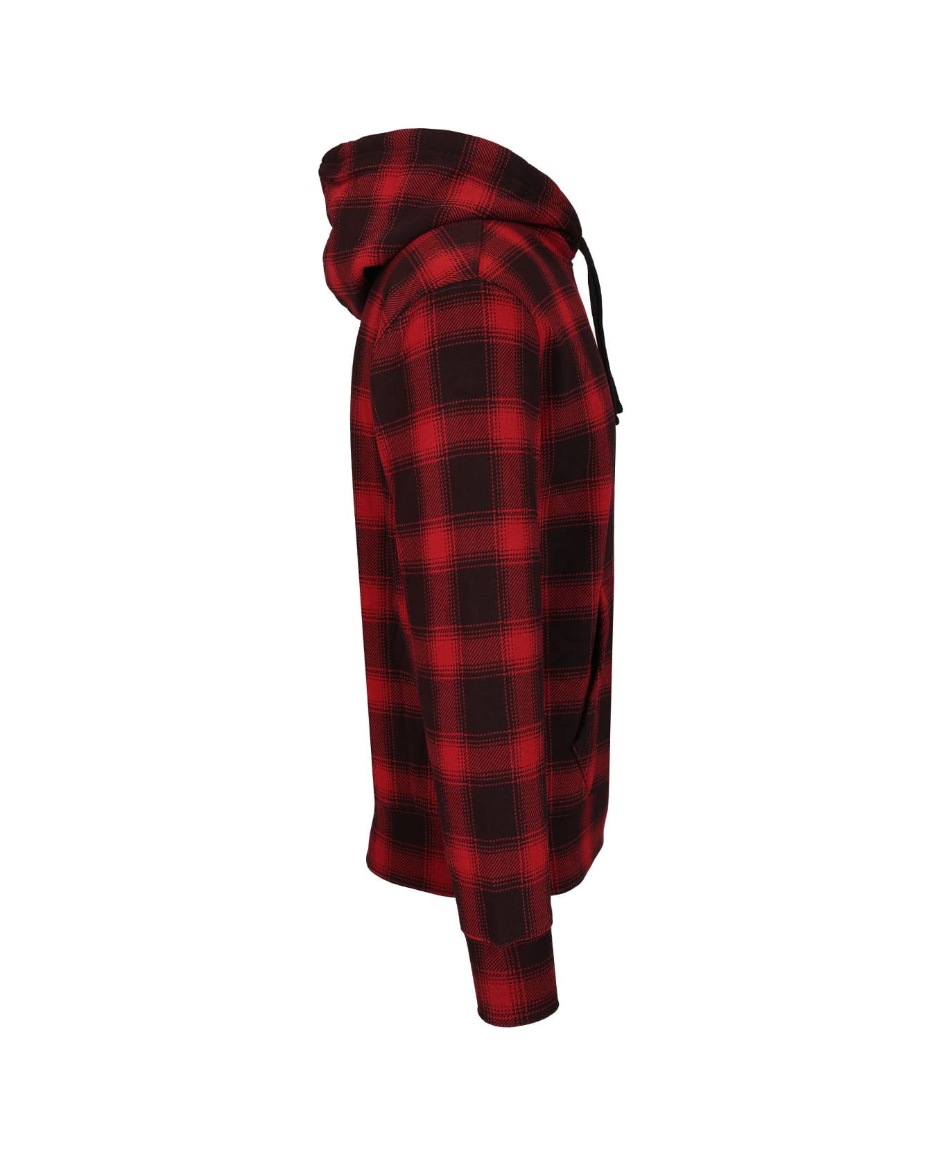 Ralph Lauren Checked Fleece Hoodie - FA25 LODGE SH PLA HOLIDAY BEAR