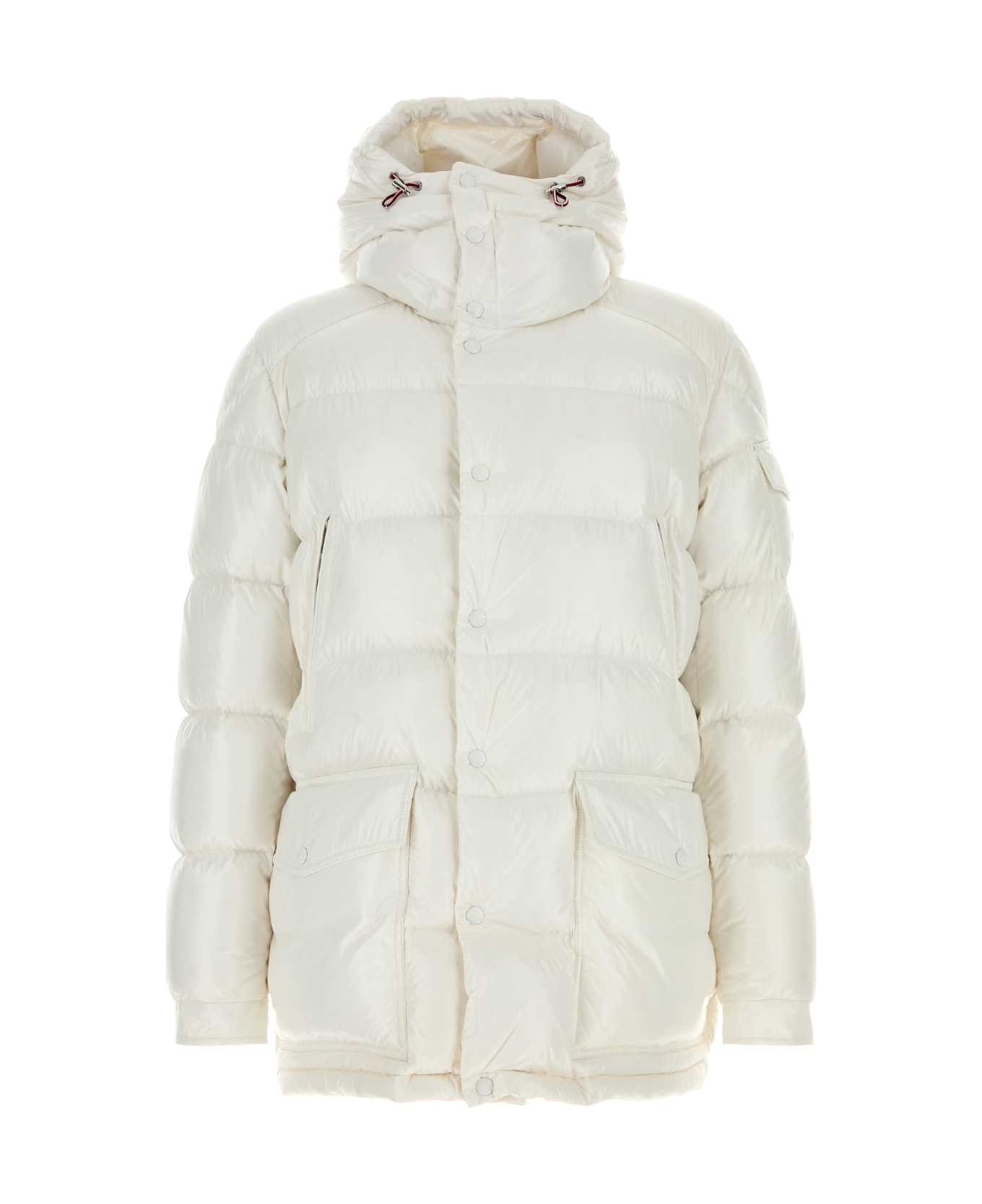 Moncler White Nylon Chiablese Down Jacket - 031