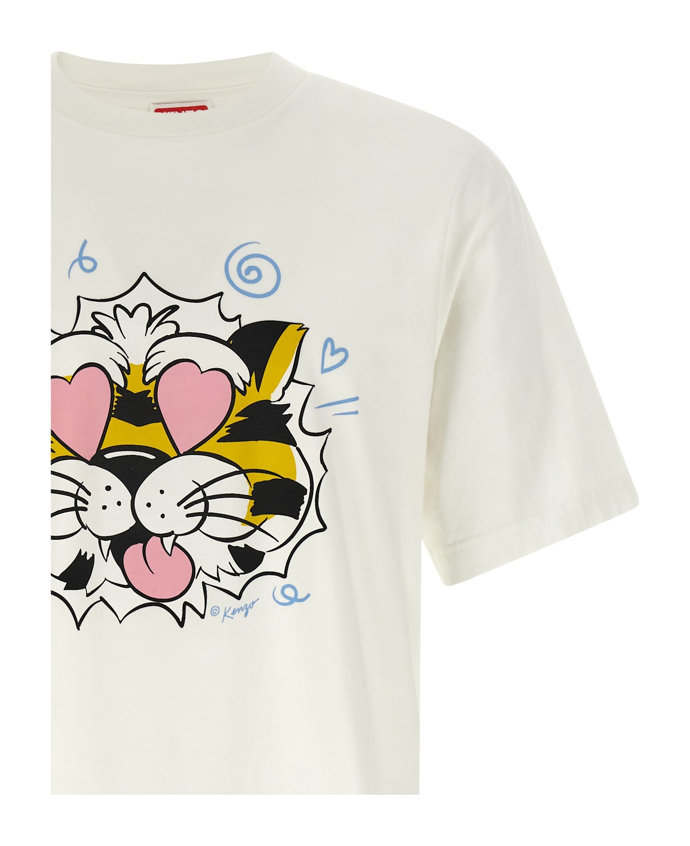 Kenzo 'wild Tiger' T-shirt - White