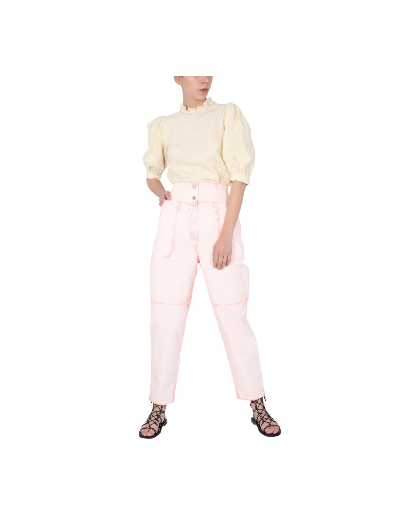 Alberta Ferretti Slouchy Fit Jeans - PINK