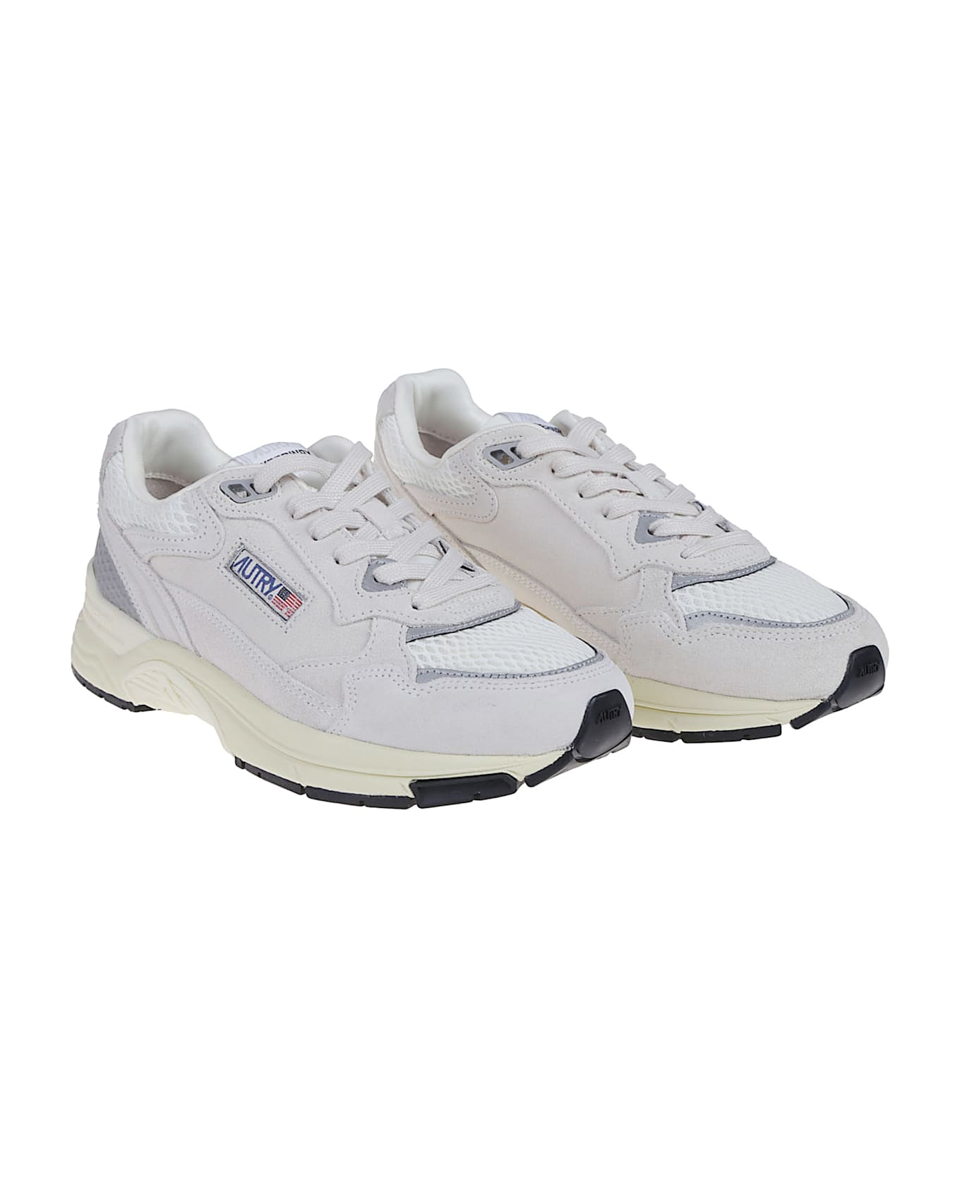 Autry Hyperway Low Sneakers - White/silver