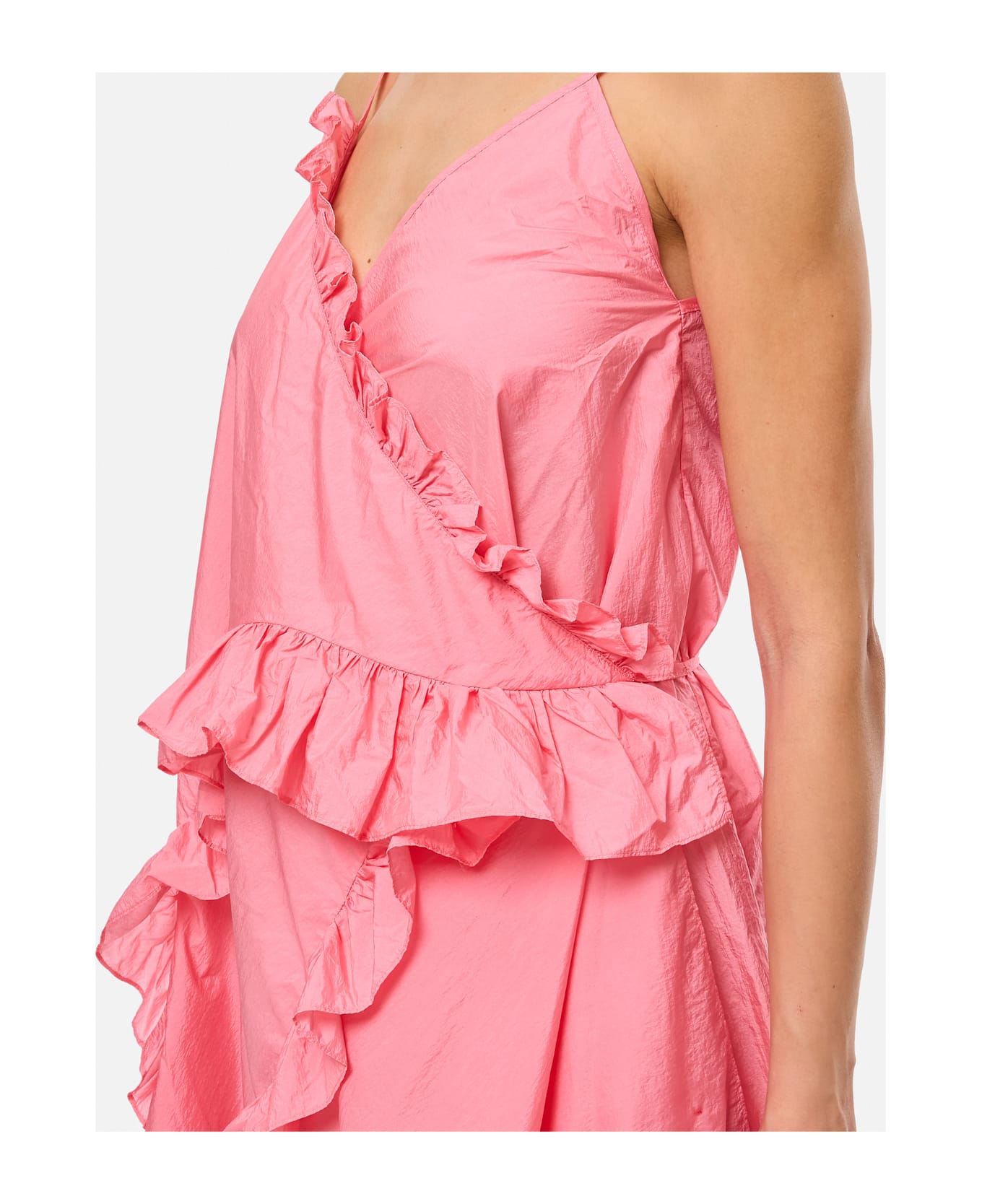 Cecilie Bahnsen Amilia Dress Shiki Light Taffeta Sorbet - Pink
