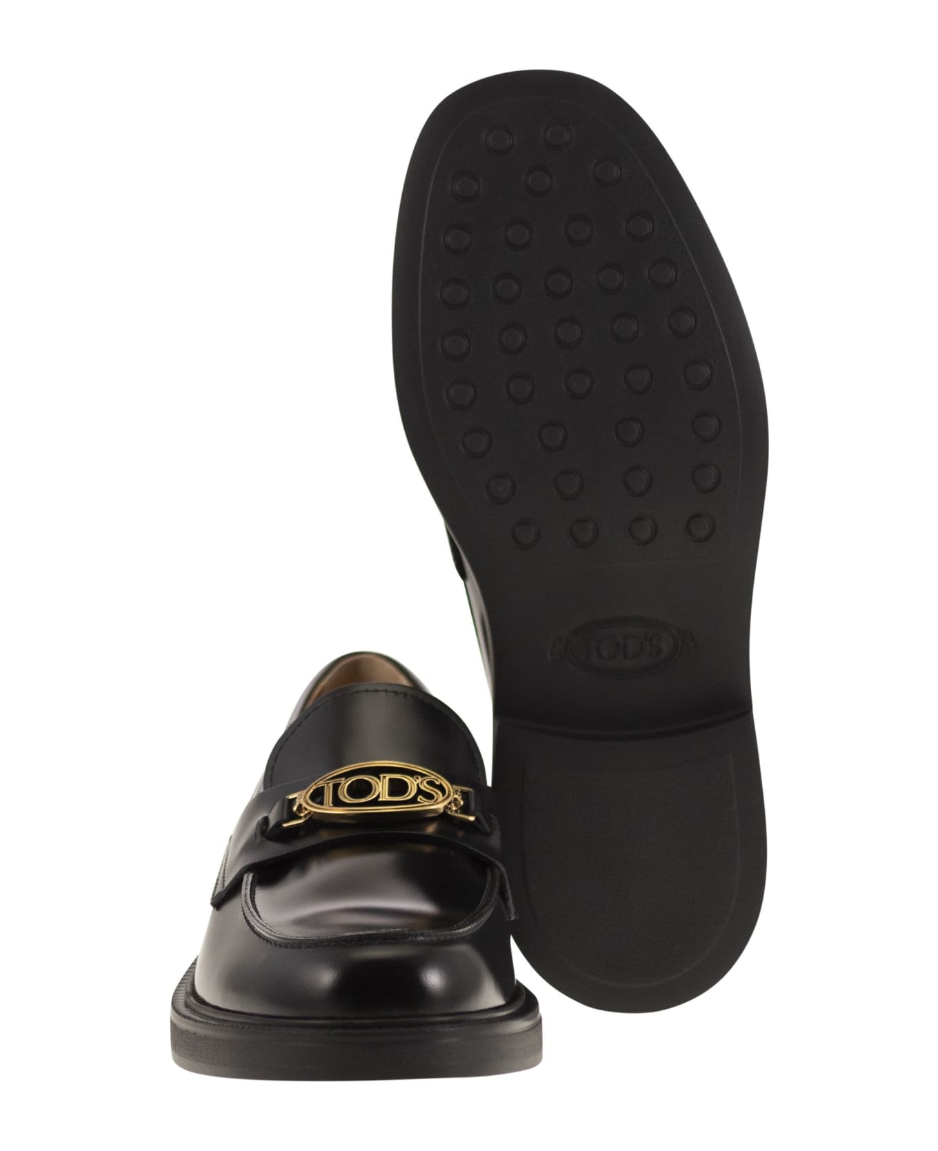 Tod's Leather Moccasin - Black