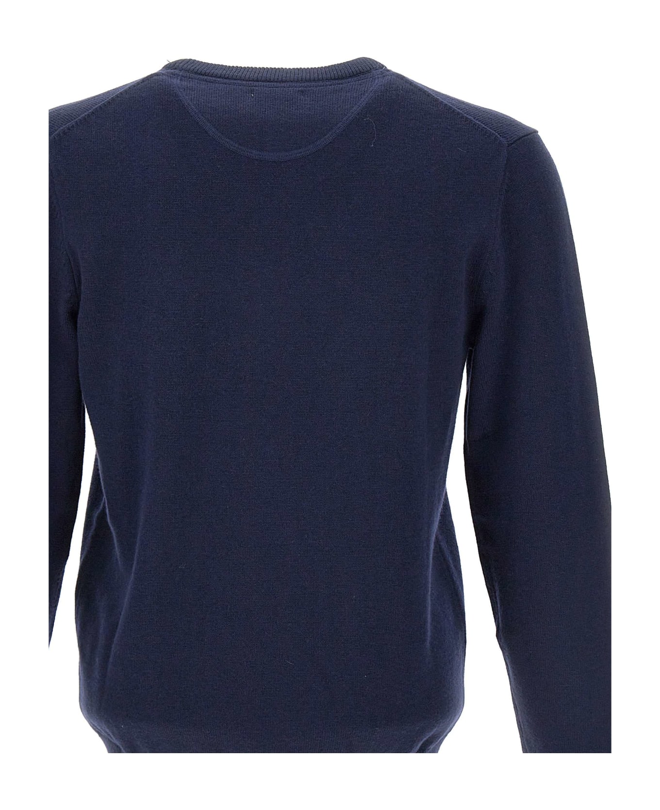Sun 68 Cotton And Wool Sweater Sweater - NAVY BLUE