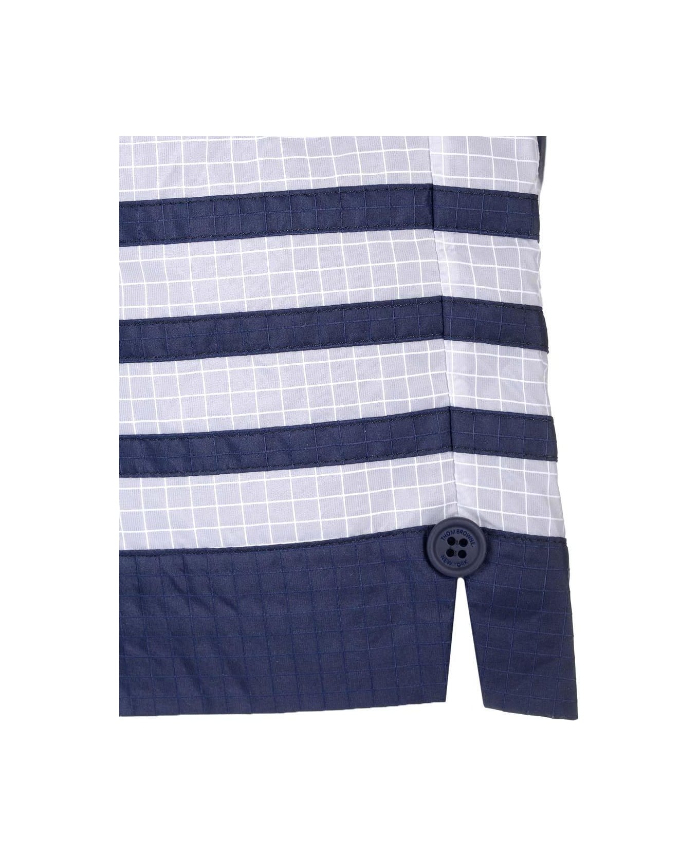 Thom Browne 4-bar Stripe Detailed Shorts - NAVY
