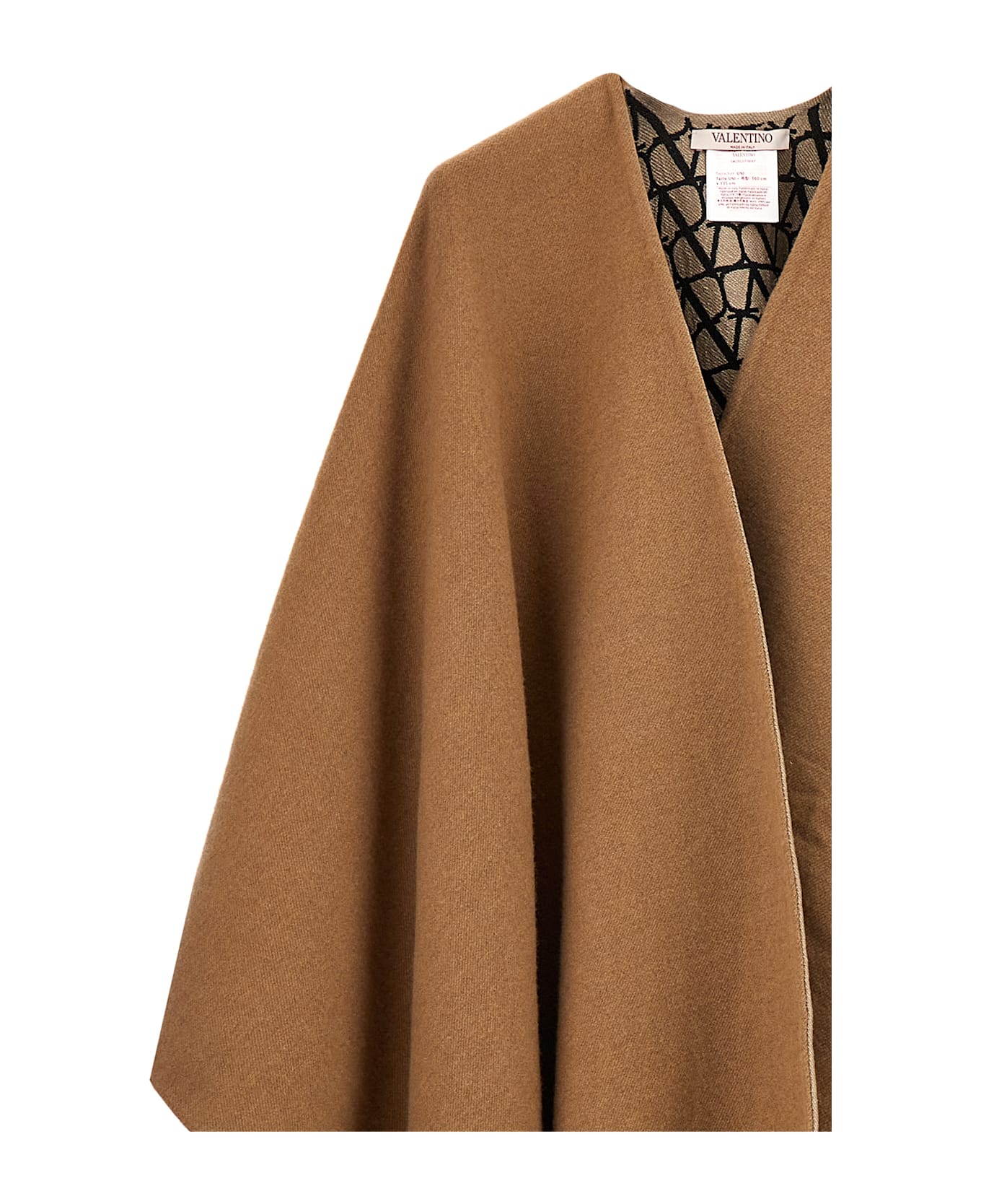 Valentino Garavani Valentino 'toile Iconographe' Reversible Cape - Beige